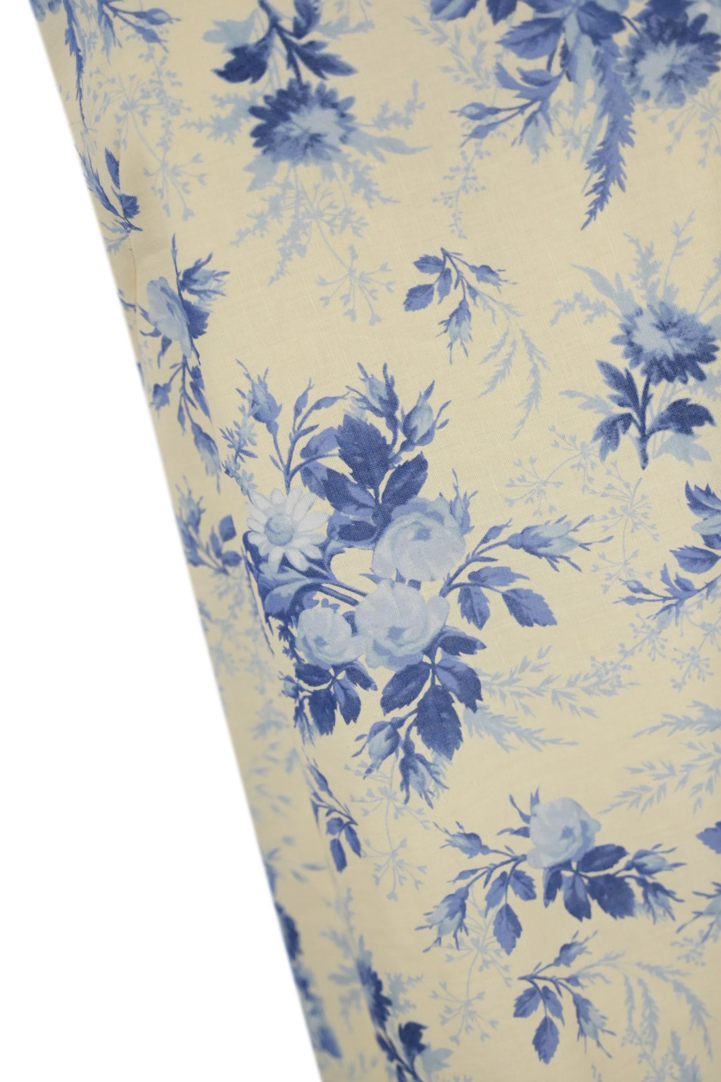 Shop Twinset Floral Print Linen Blend Dress In St.toile De Jouy