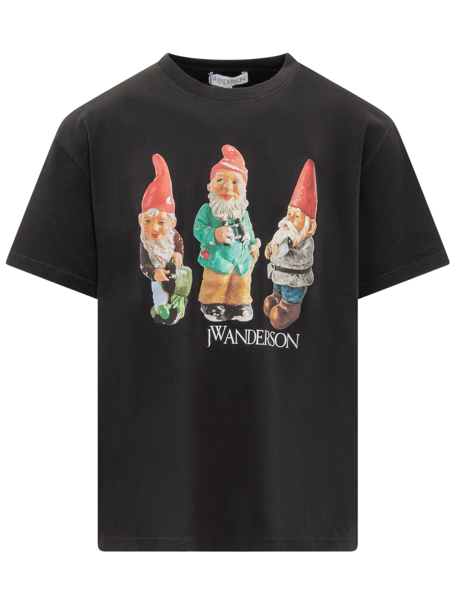 Shop Jw Anderson Three Gnomes T-shirt In Black