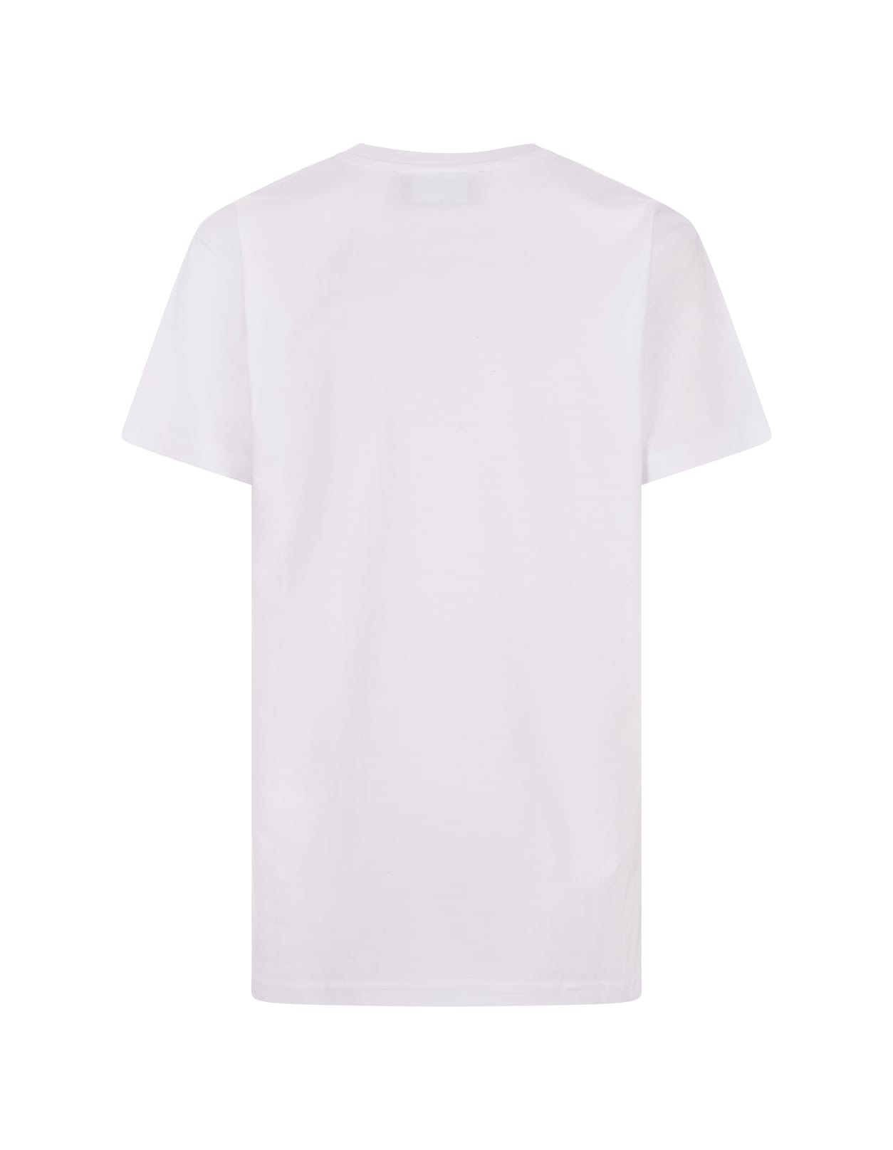 Shop Alessandro Enriquez White T-shirt With Ammonite Print