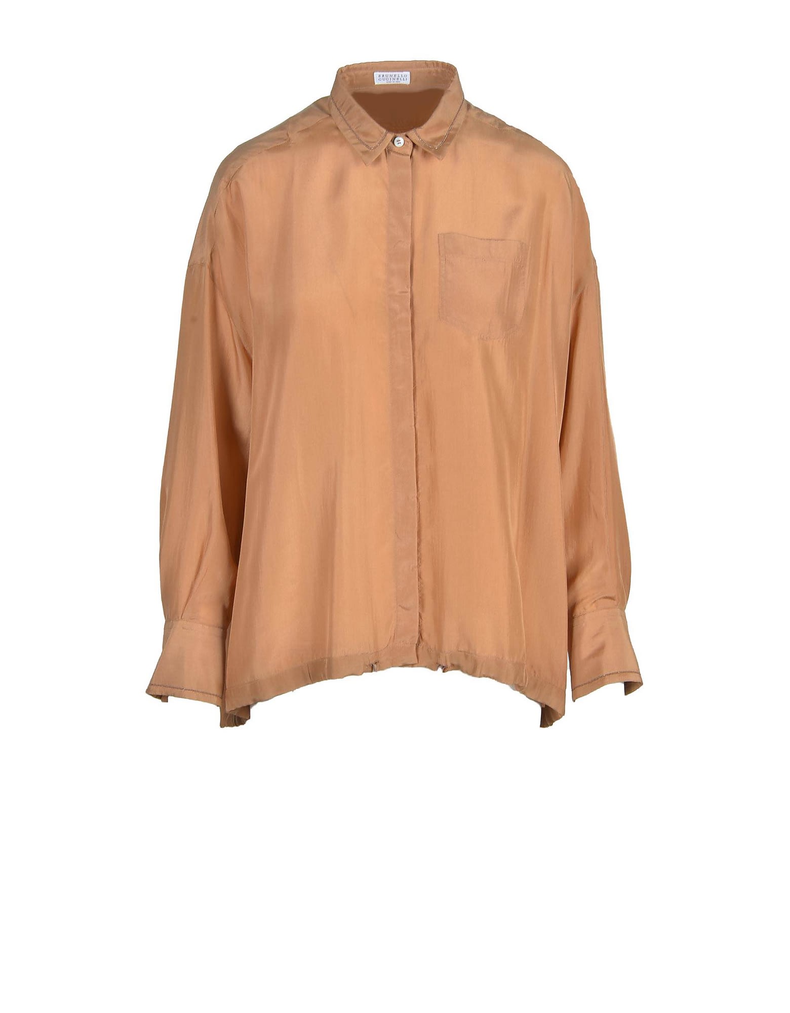Brunello Cucinelli Womens Brown Shirt