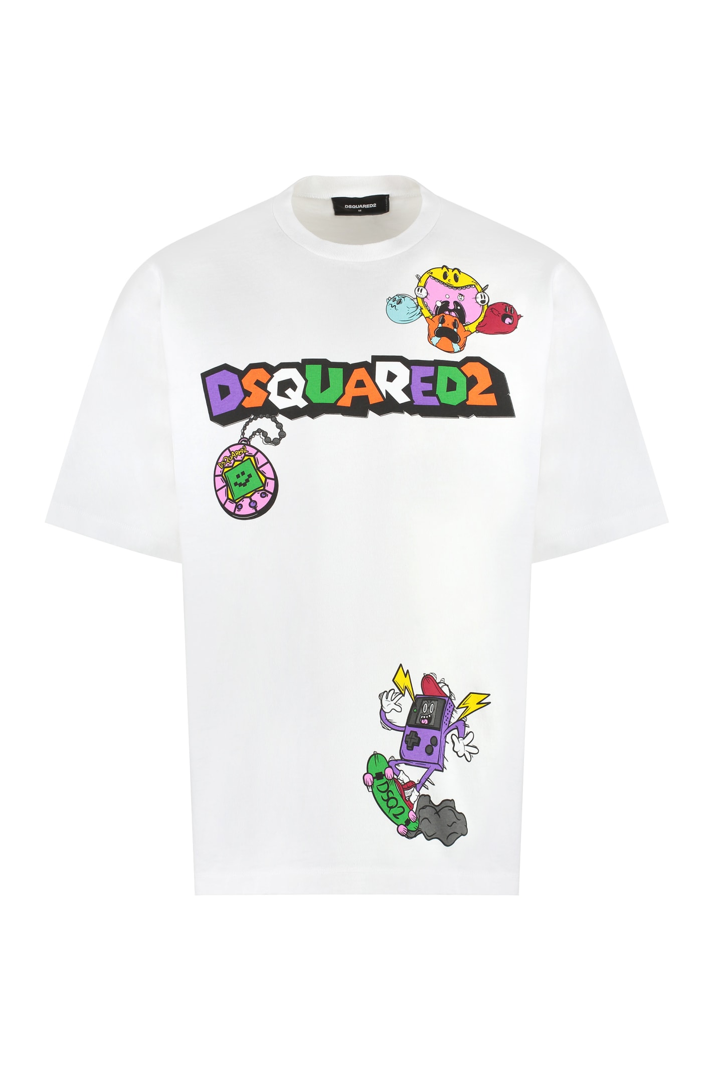 Shop Dsquared2 Logo Cotton T-shirt In White