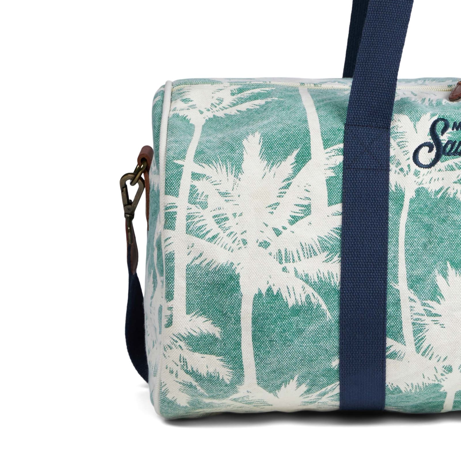 MC2 SAINT BARTH TRAVEL DUFFEL BAG WITH PALMS PRINT