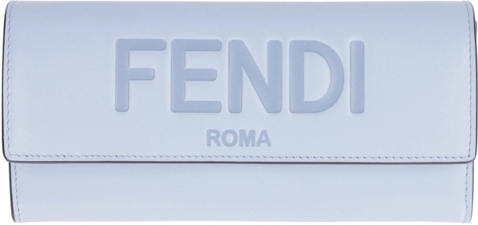 Fendi Logo Embossed Continental Wallet