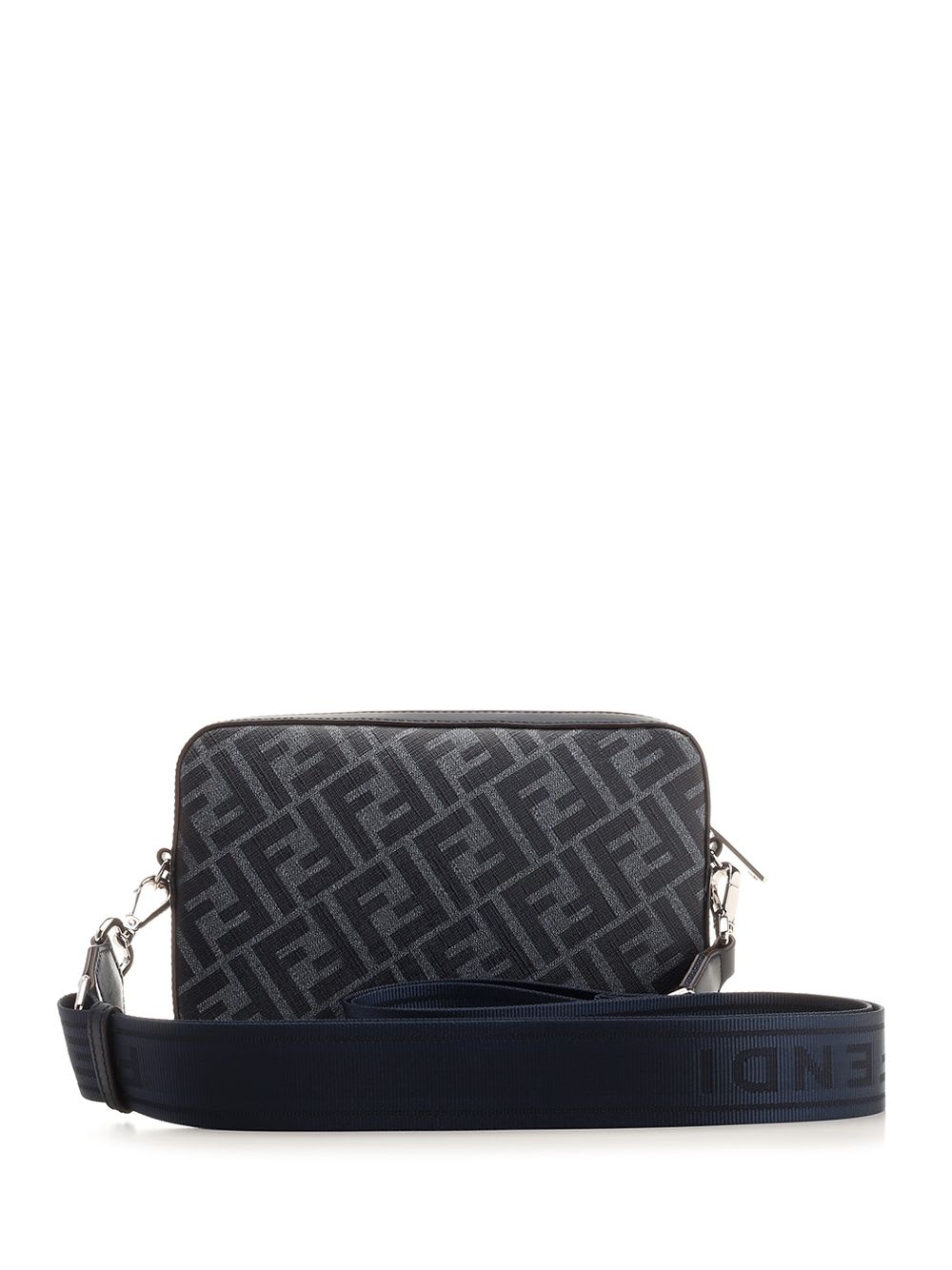 Shop Fendi Diagonal Camera Case In Blue