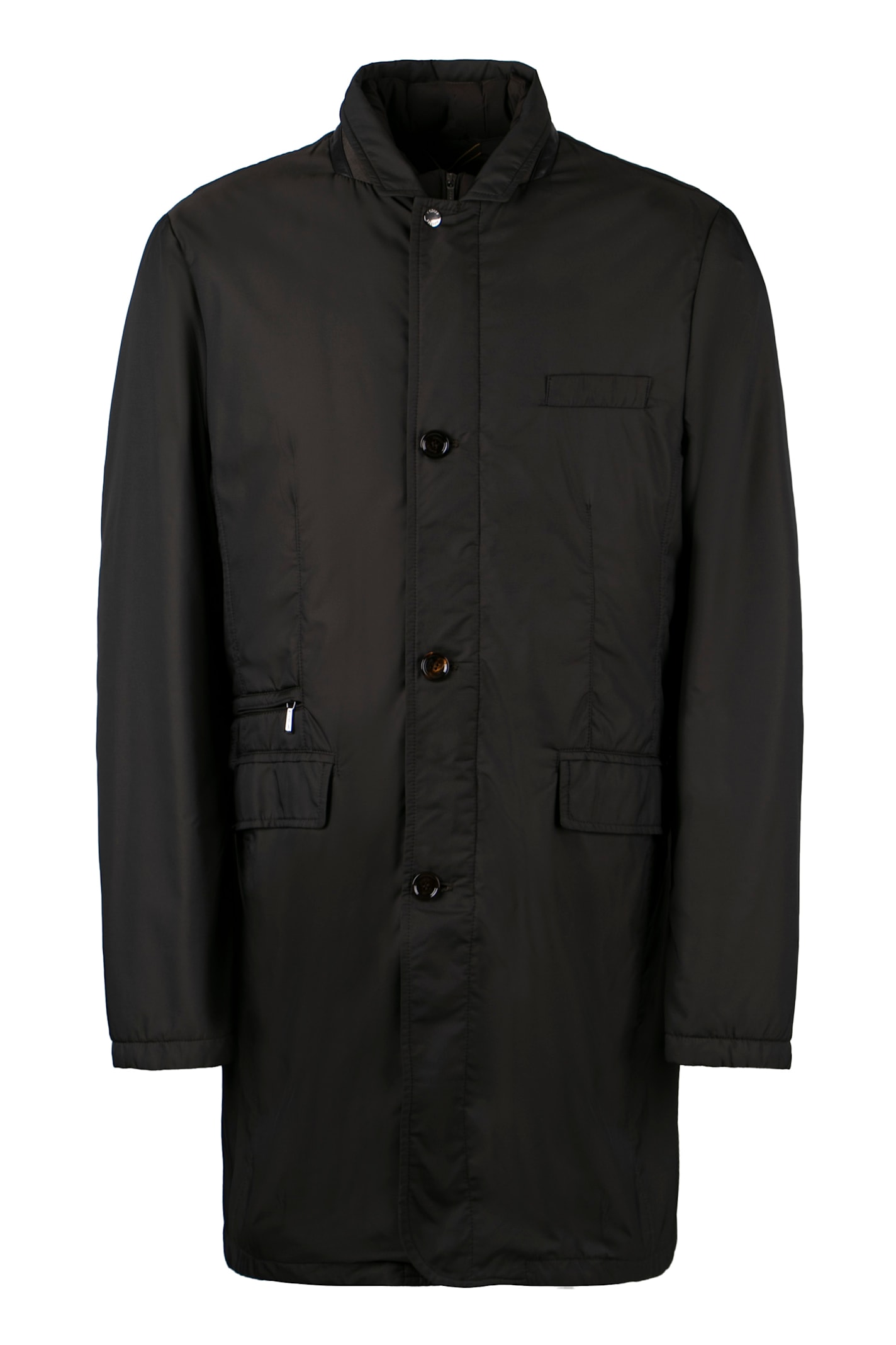 Moorer Shinjuku Techno Fabric Jacket In Black