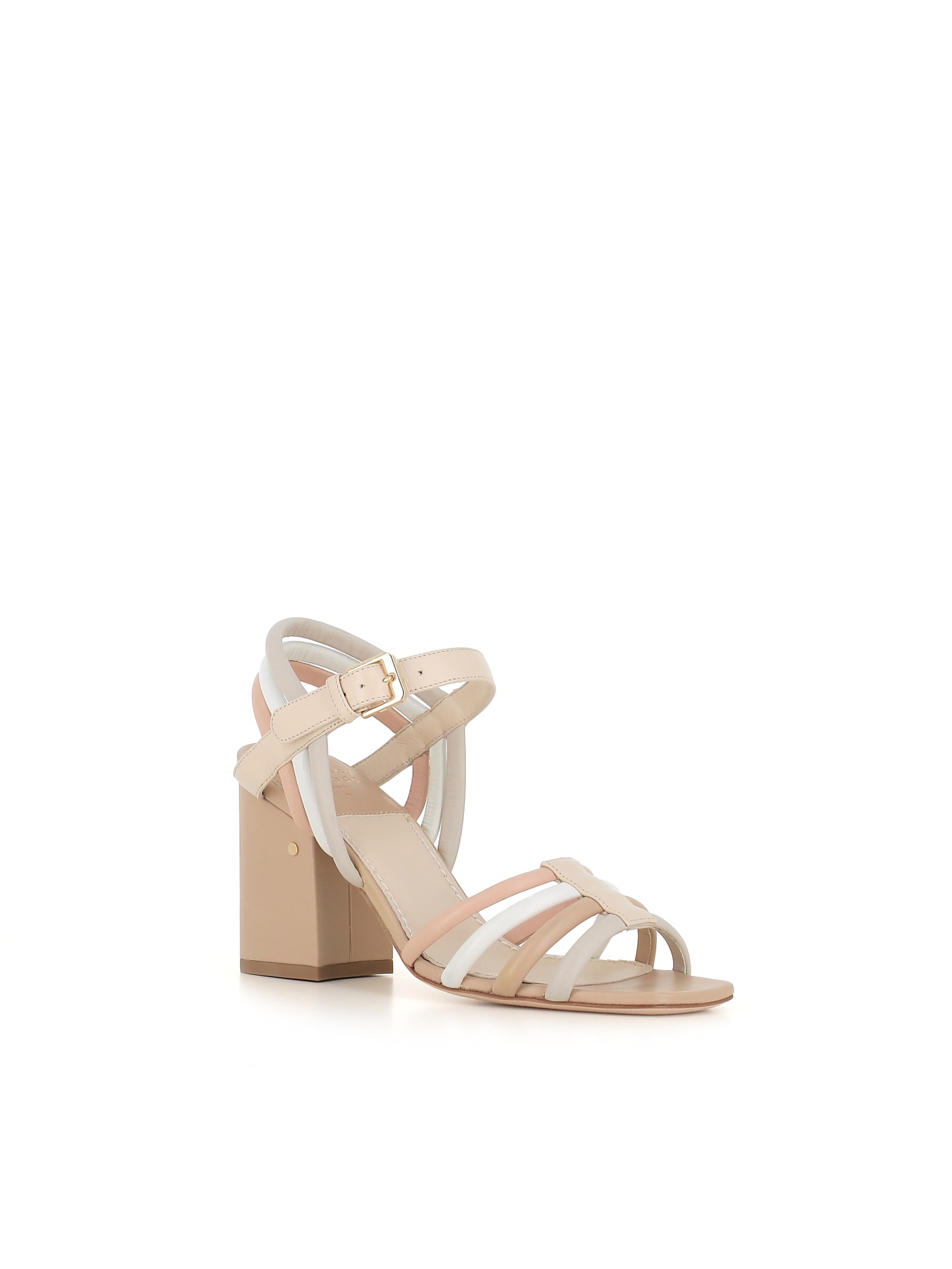 Laurence Dacade Sandal Camila In Beige/multicolor