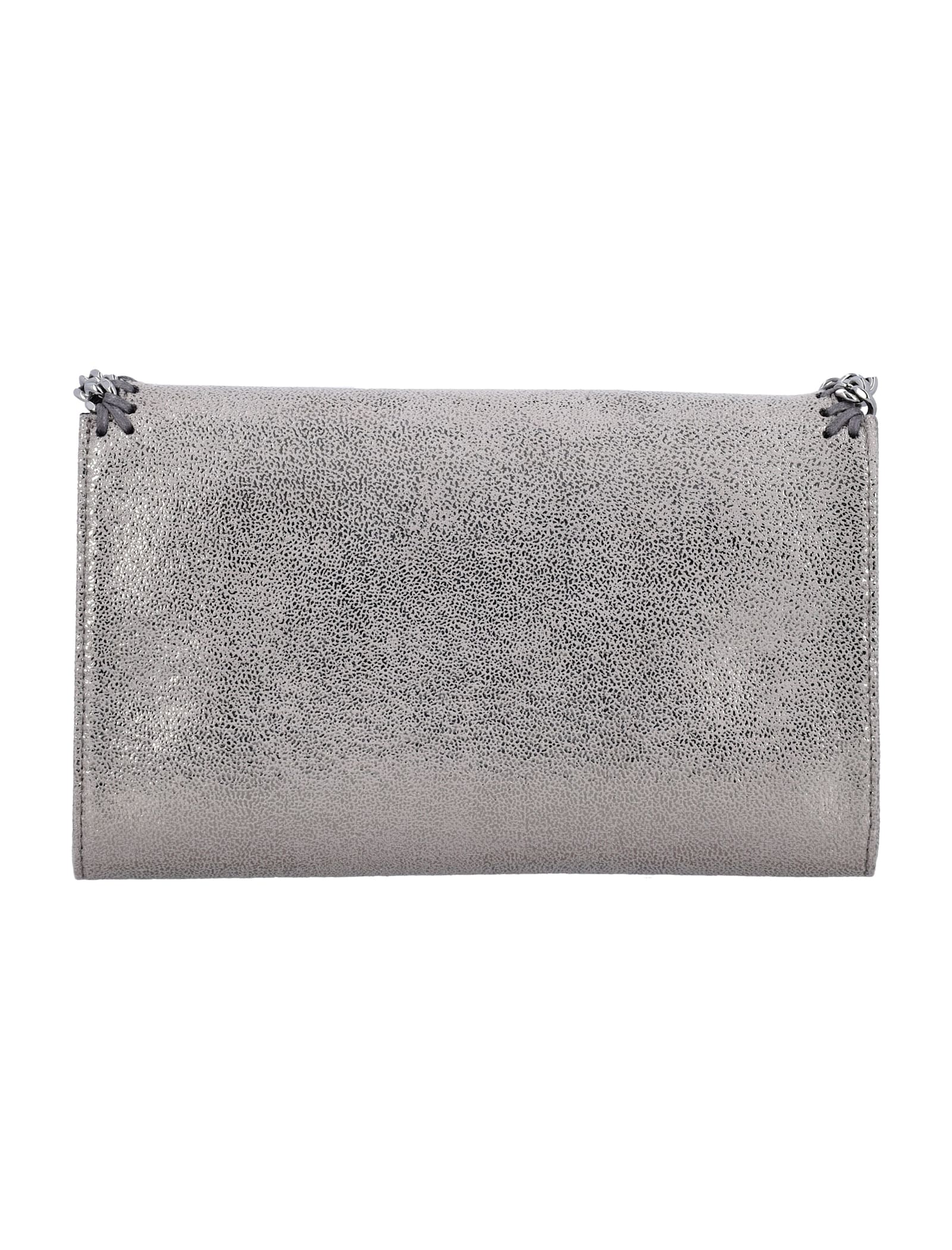 Stella Mccartney Falabella Wallet Crossbody Bag In Gray