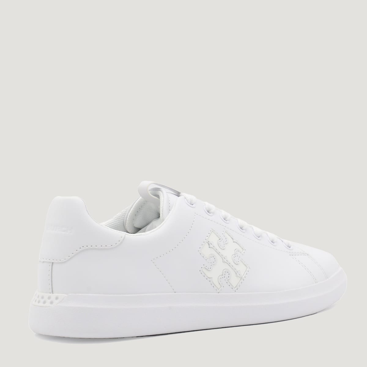 Shop Tory Burch White Leather Howell Sneakers