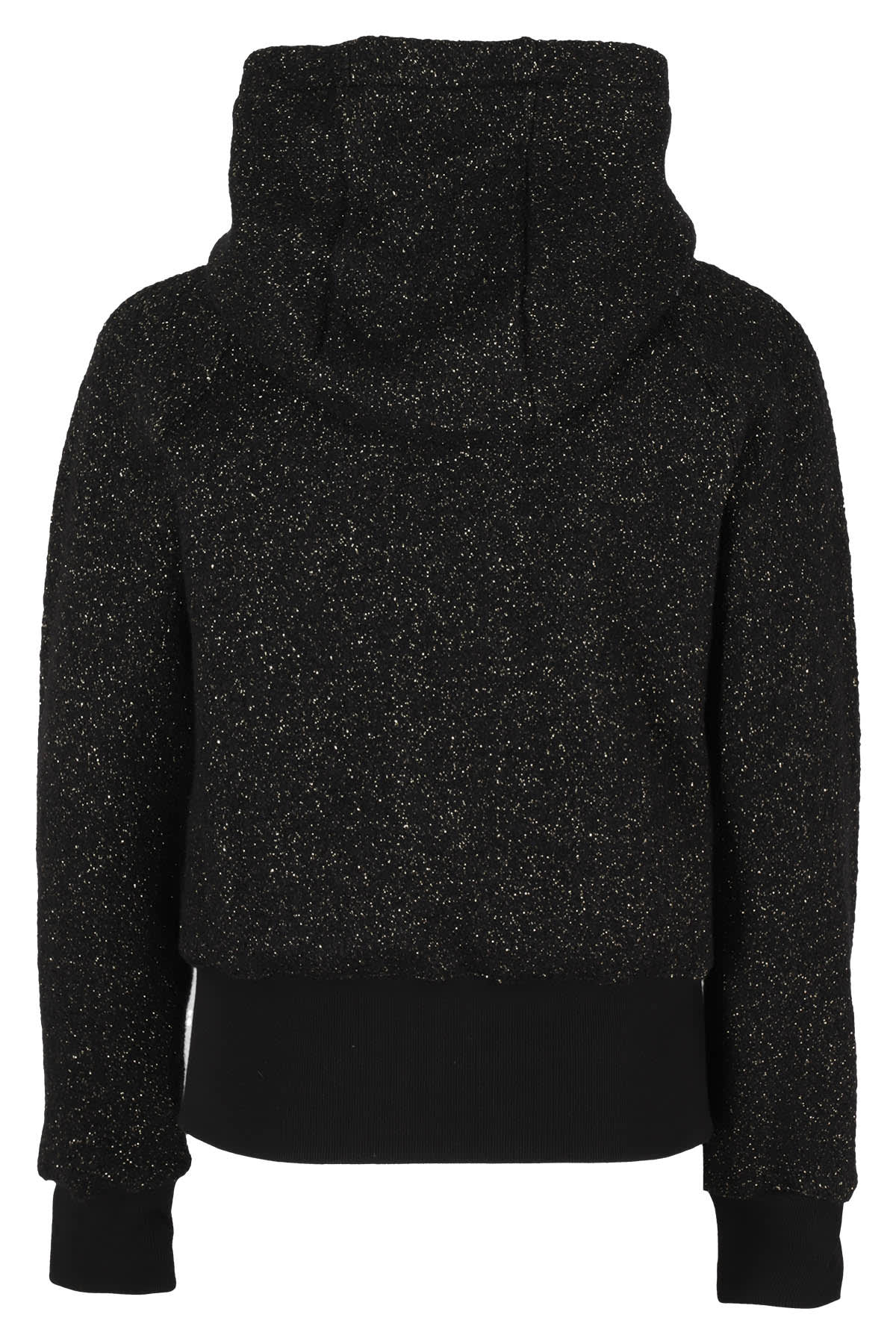 Shop Balmain Sweatshirt In Or Black Gold