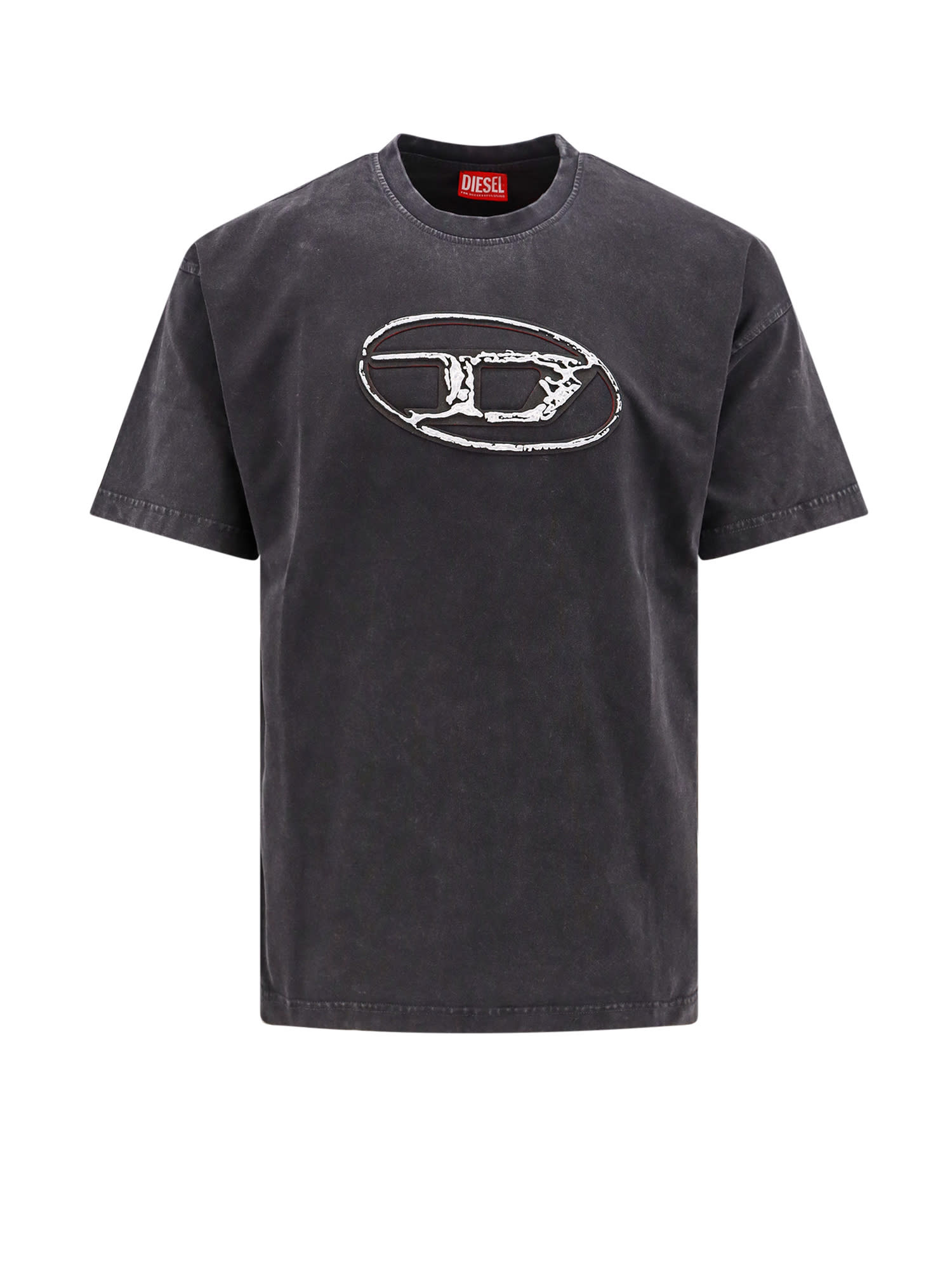 Shop Diesel T-shirt In Black