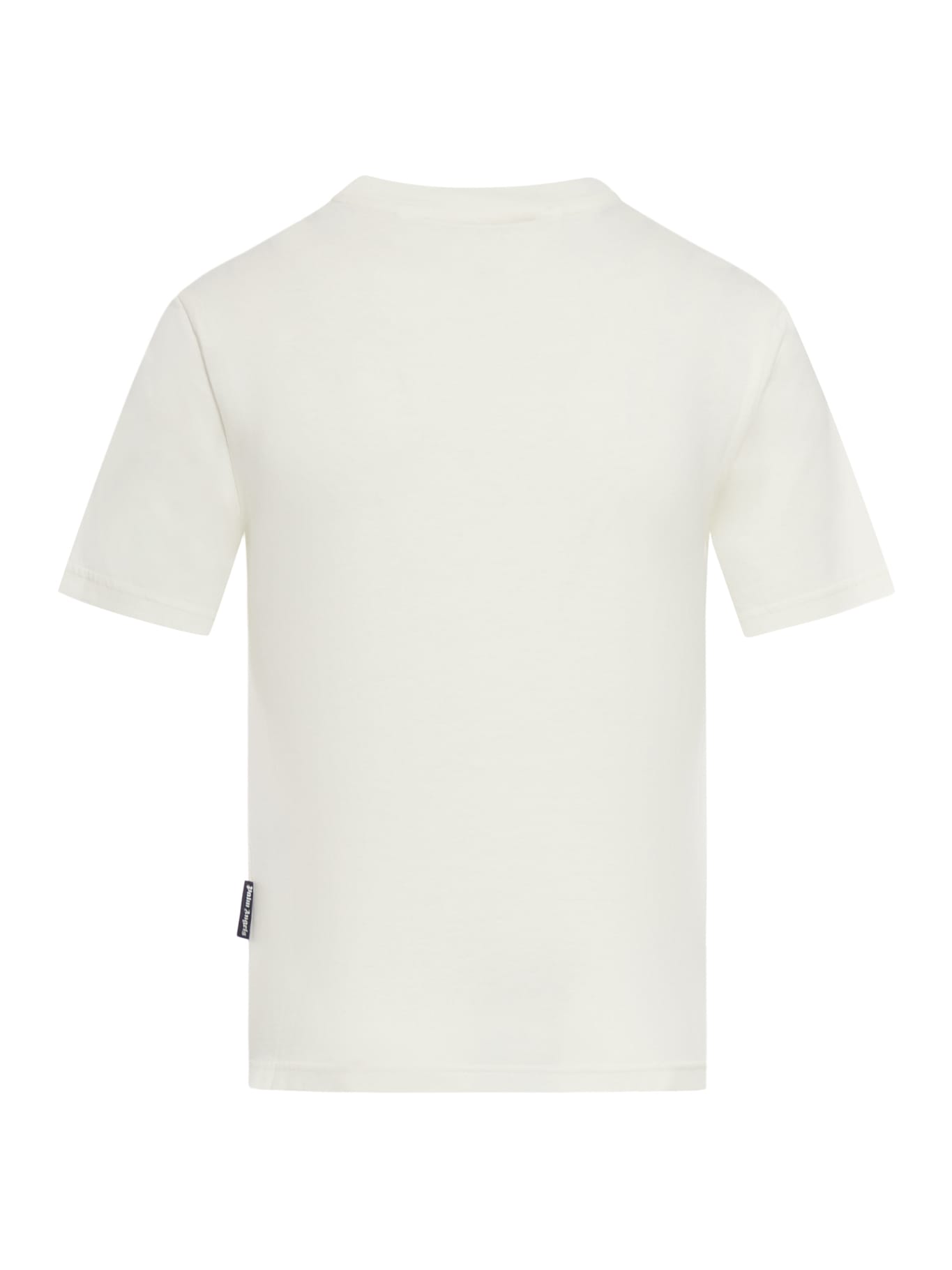 Shop Palm Angels Monogram Fitted Tee In Off White
