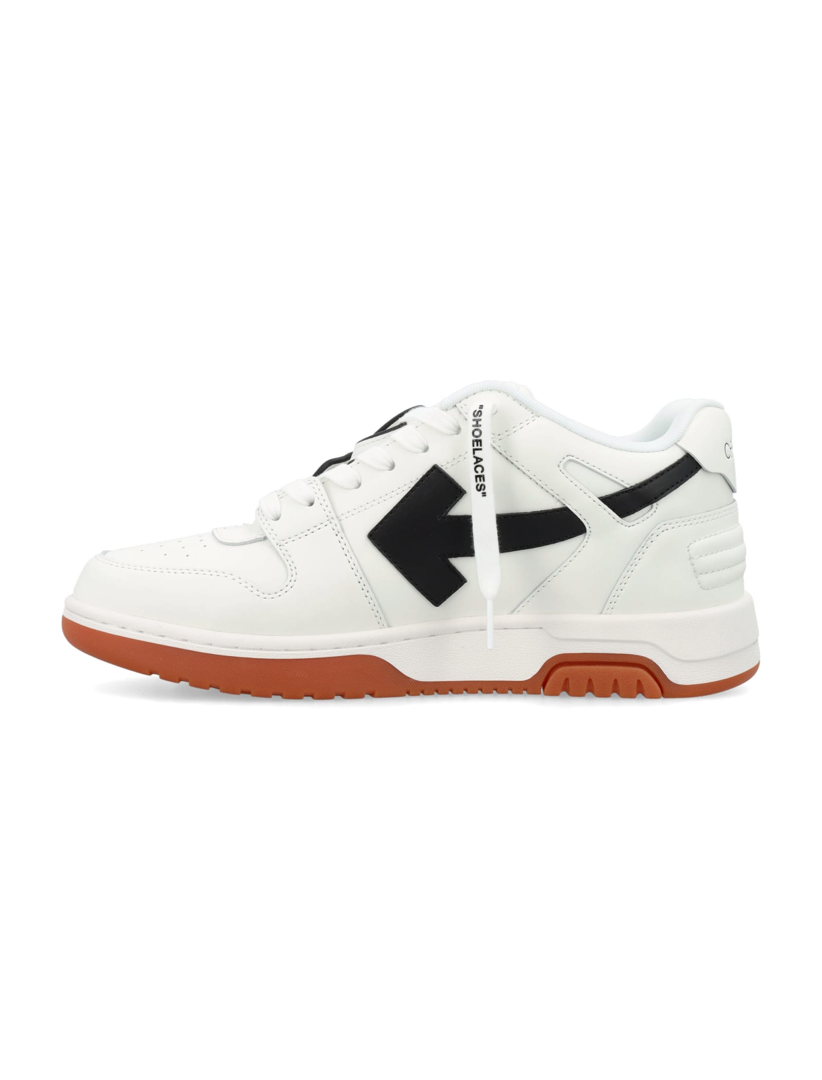 Shop Off-white Out Of Office Sneakers In White Black