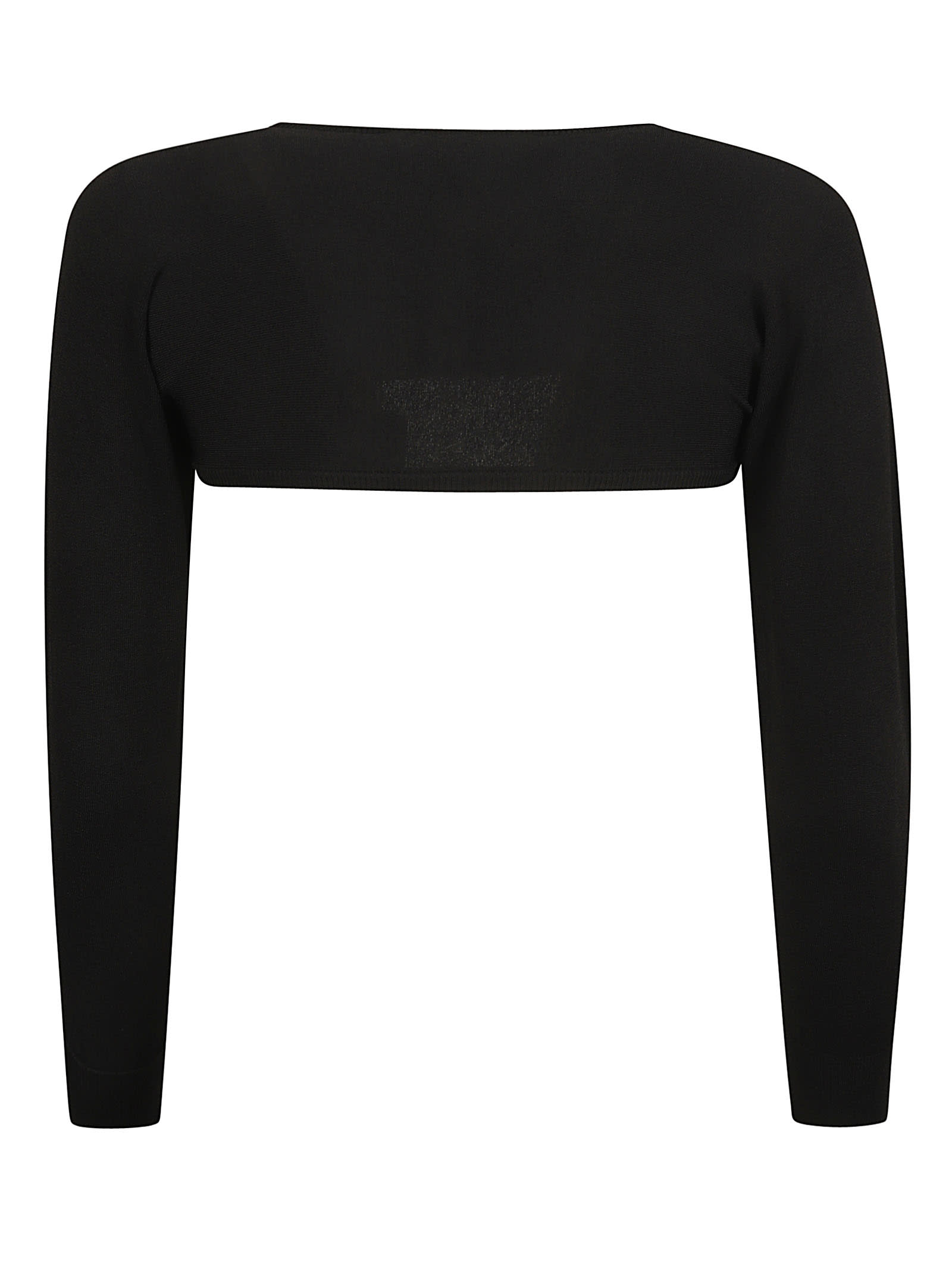 Shop Dolce & Gabbana Crop Buttoned Top In Black