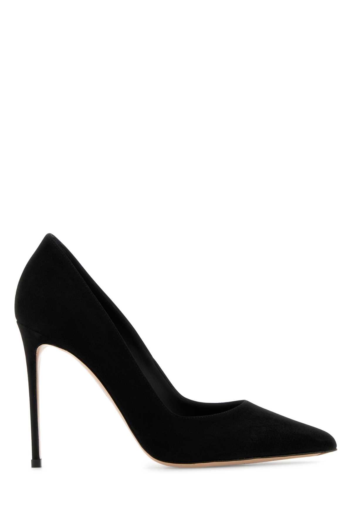 Le Silla Black Suede Eva Pumps