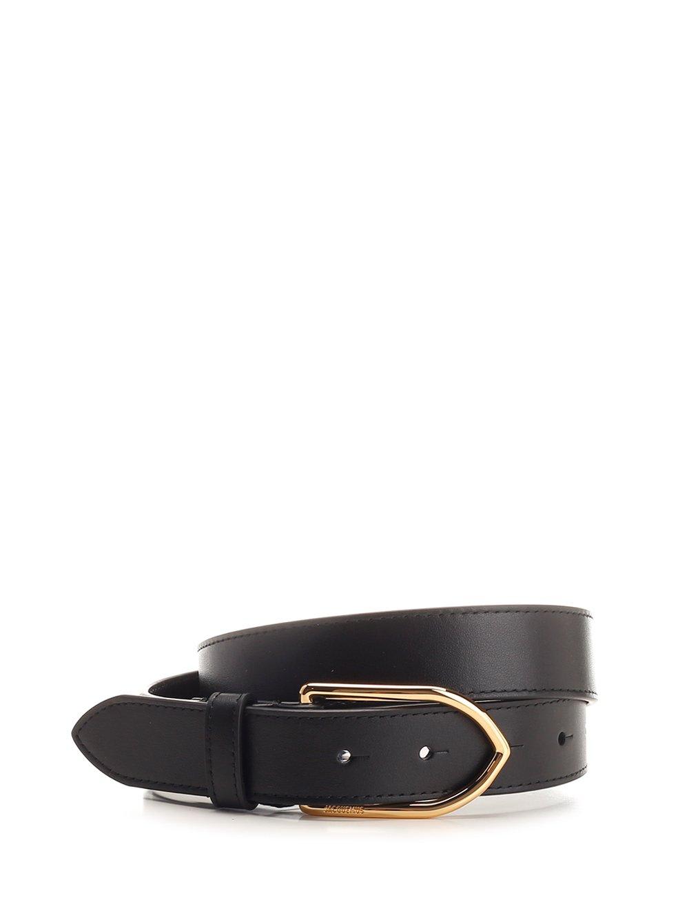 Shop Jacquemus Bambino Belt In Black