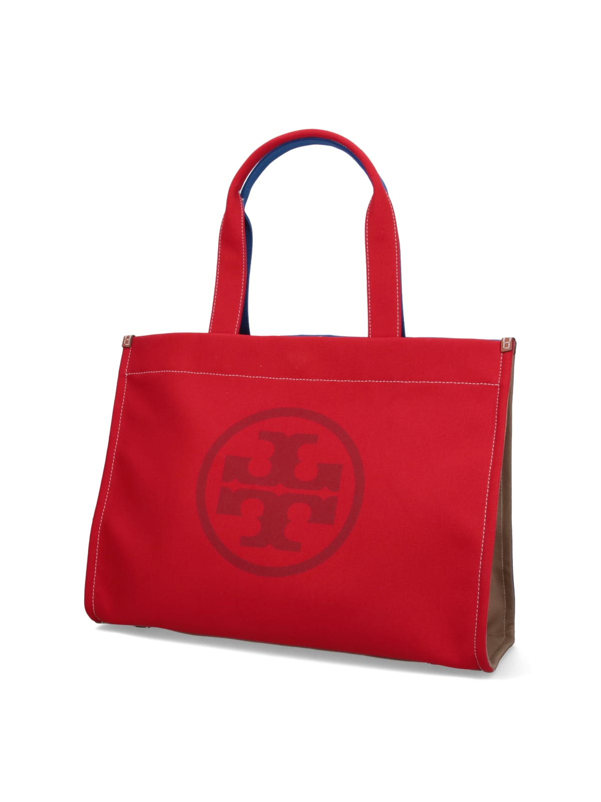 Shop Tory Burch Ella Tote Bag In Red