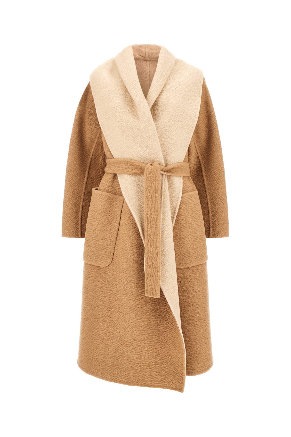 Camel Wool Reversible Coat