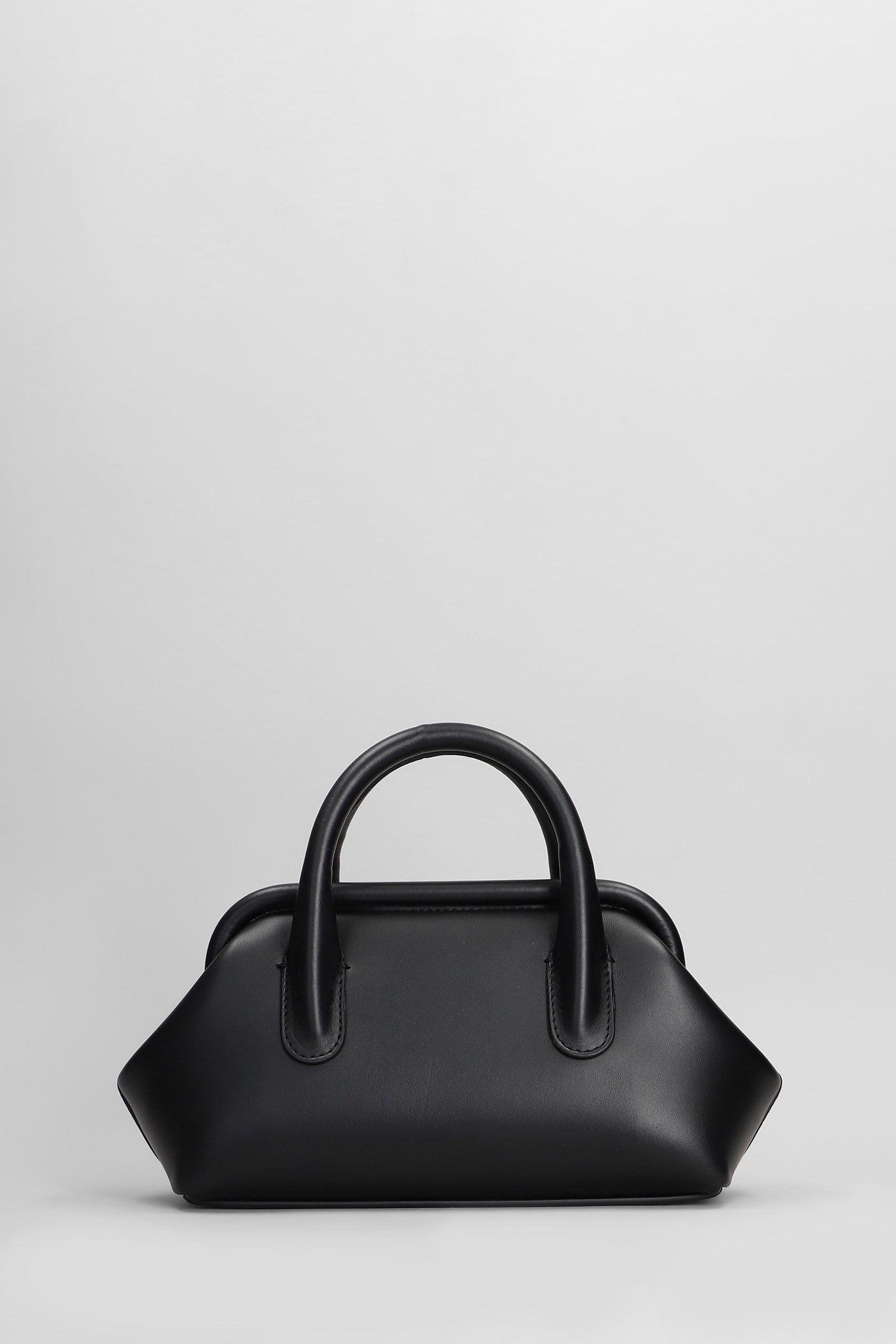 Blumarine Shoulder Bag In Black Leather In Black
