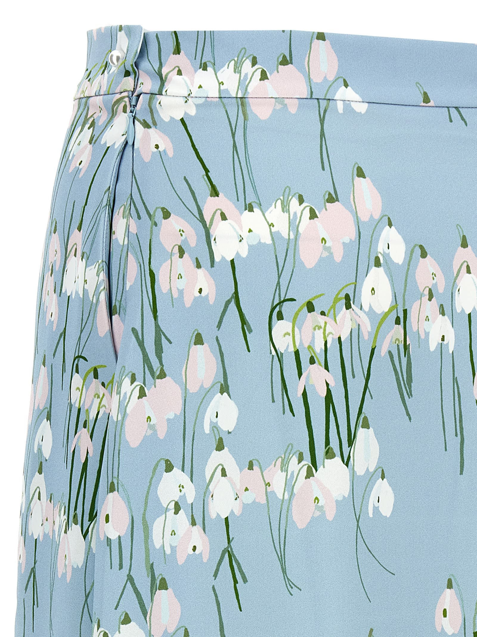 Shop Bernadette Leanne Skirt In Light Blue