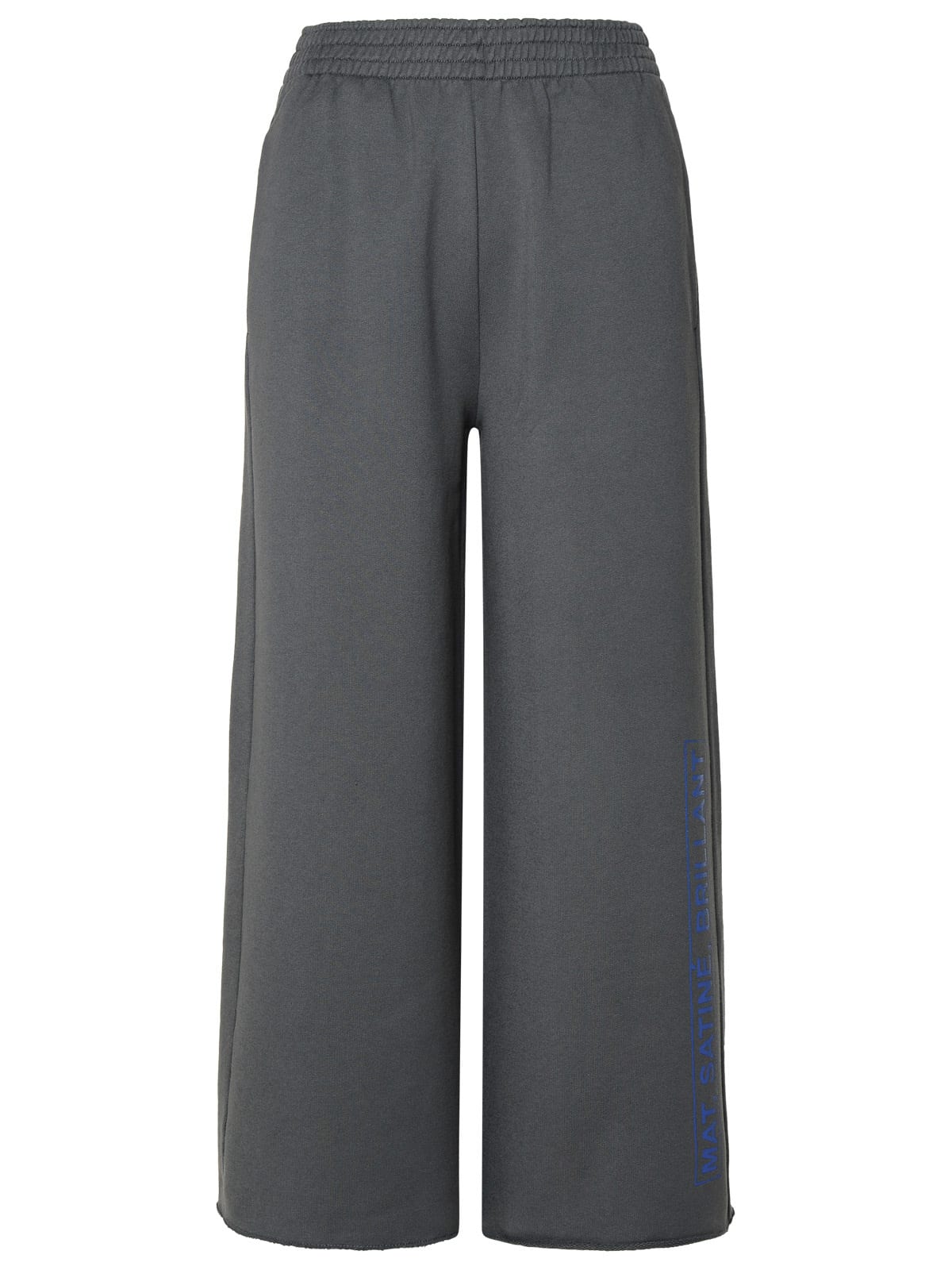 Shop Mm6 Maison Margiela Gray Cotton Pants In Grey