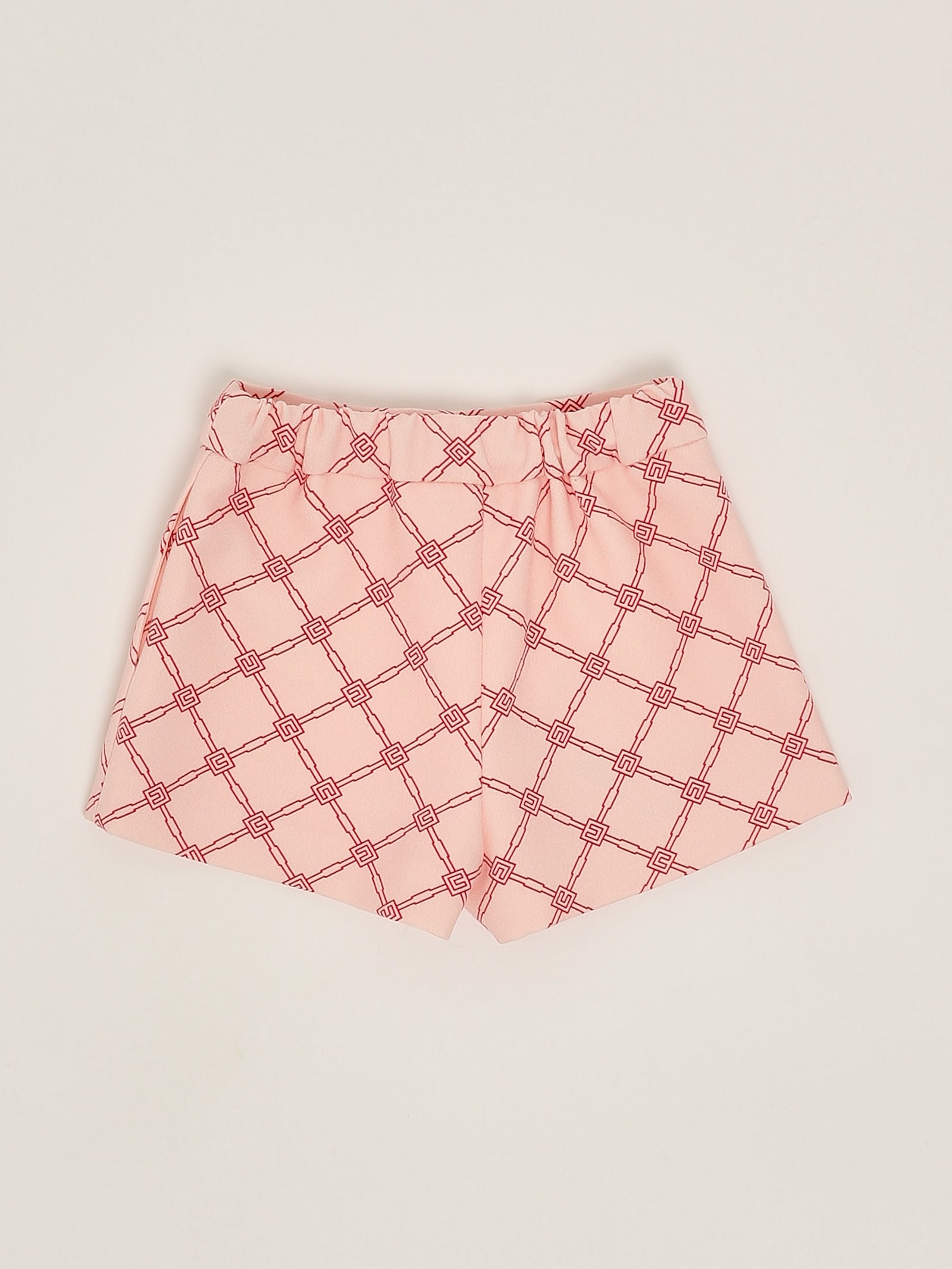 Elisabetta Franchi Shorts Crepe Shorts In Neutral