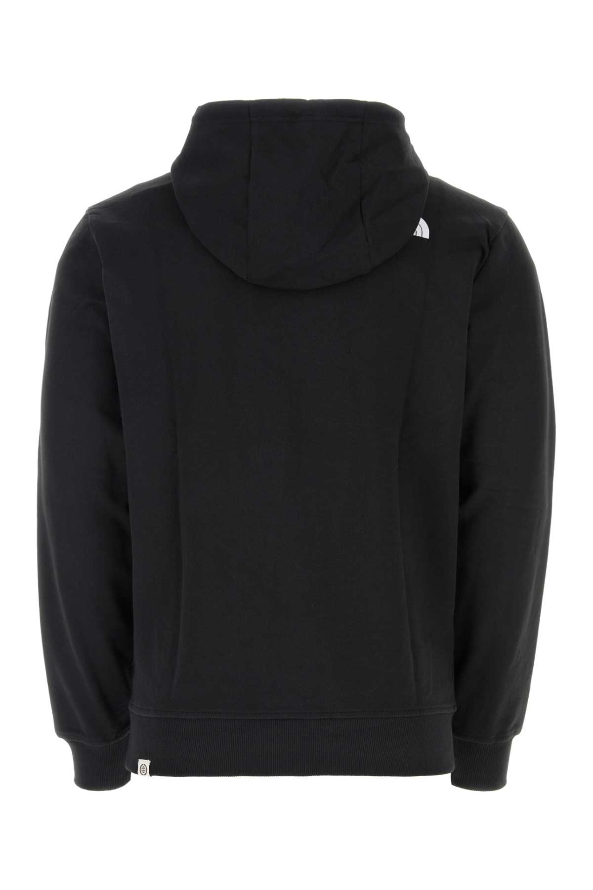 The North Face Black Cotton Sweatshirt In Blk