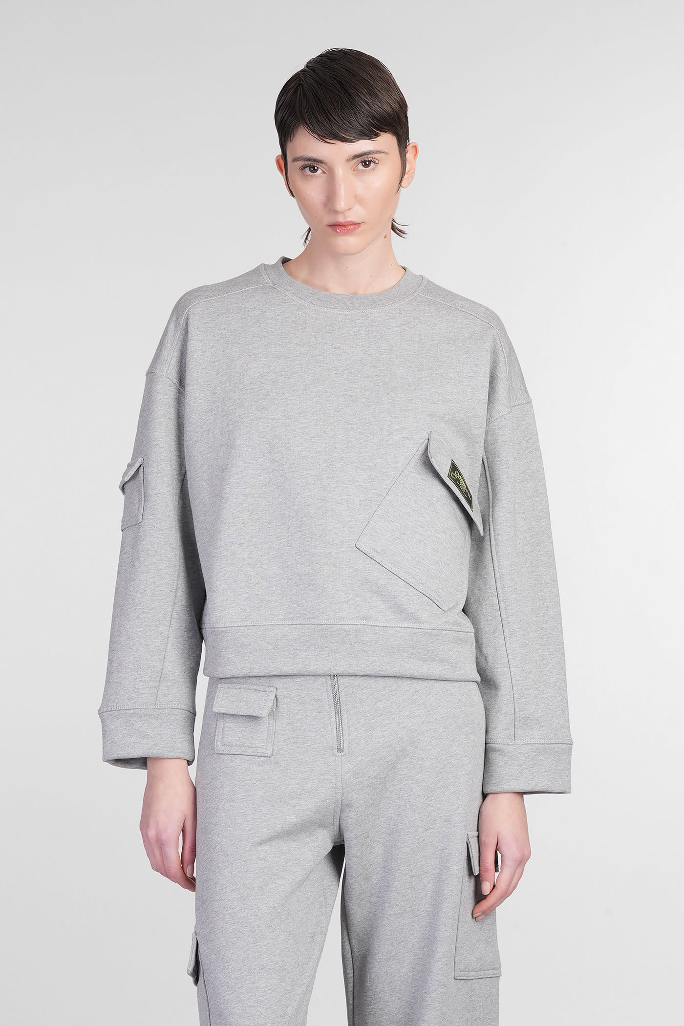 Sweatshirt In Grey Cotton