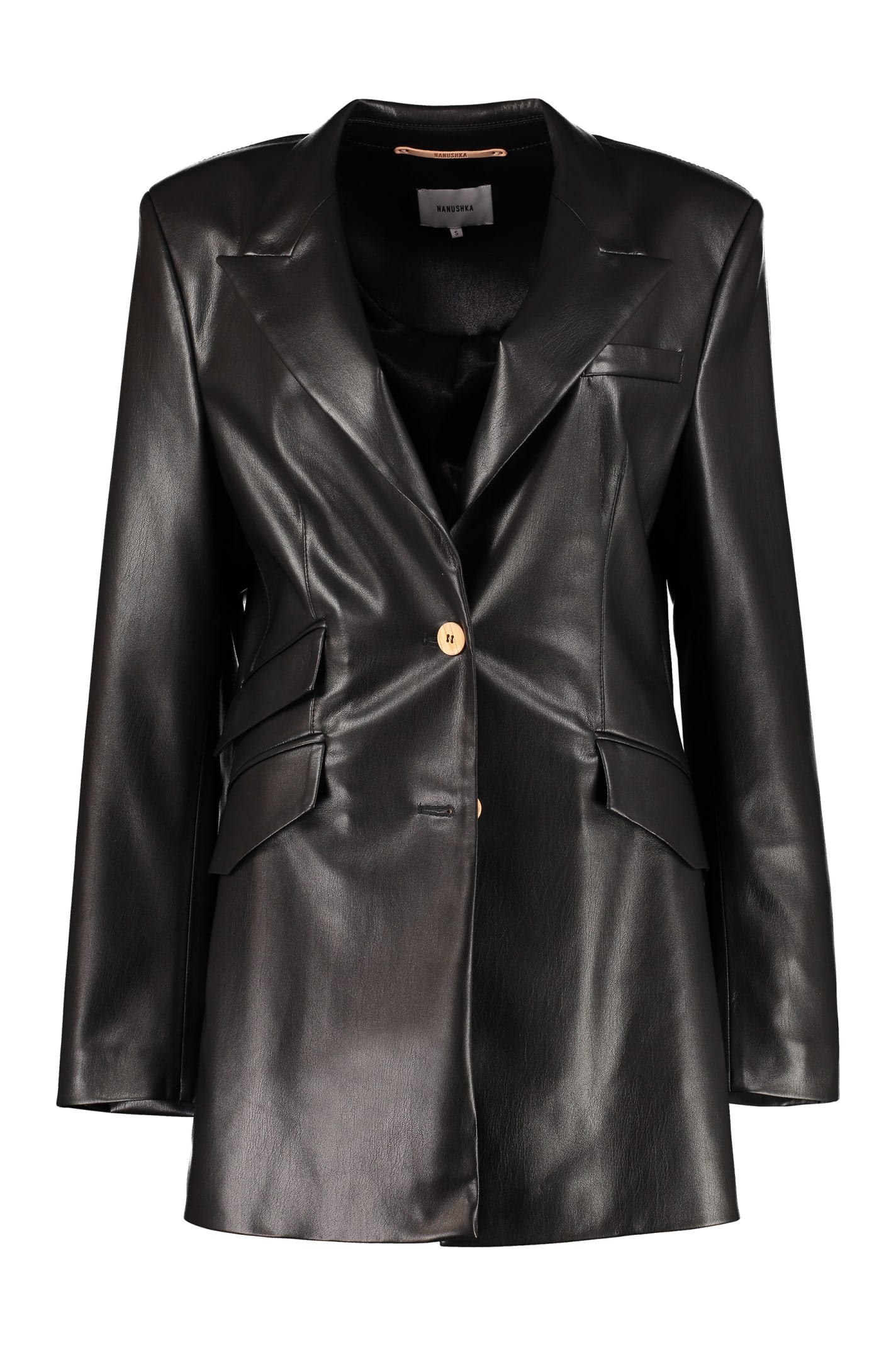 NANUSHKA FAUX LEATHER JACKET,11222121