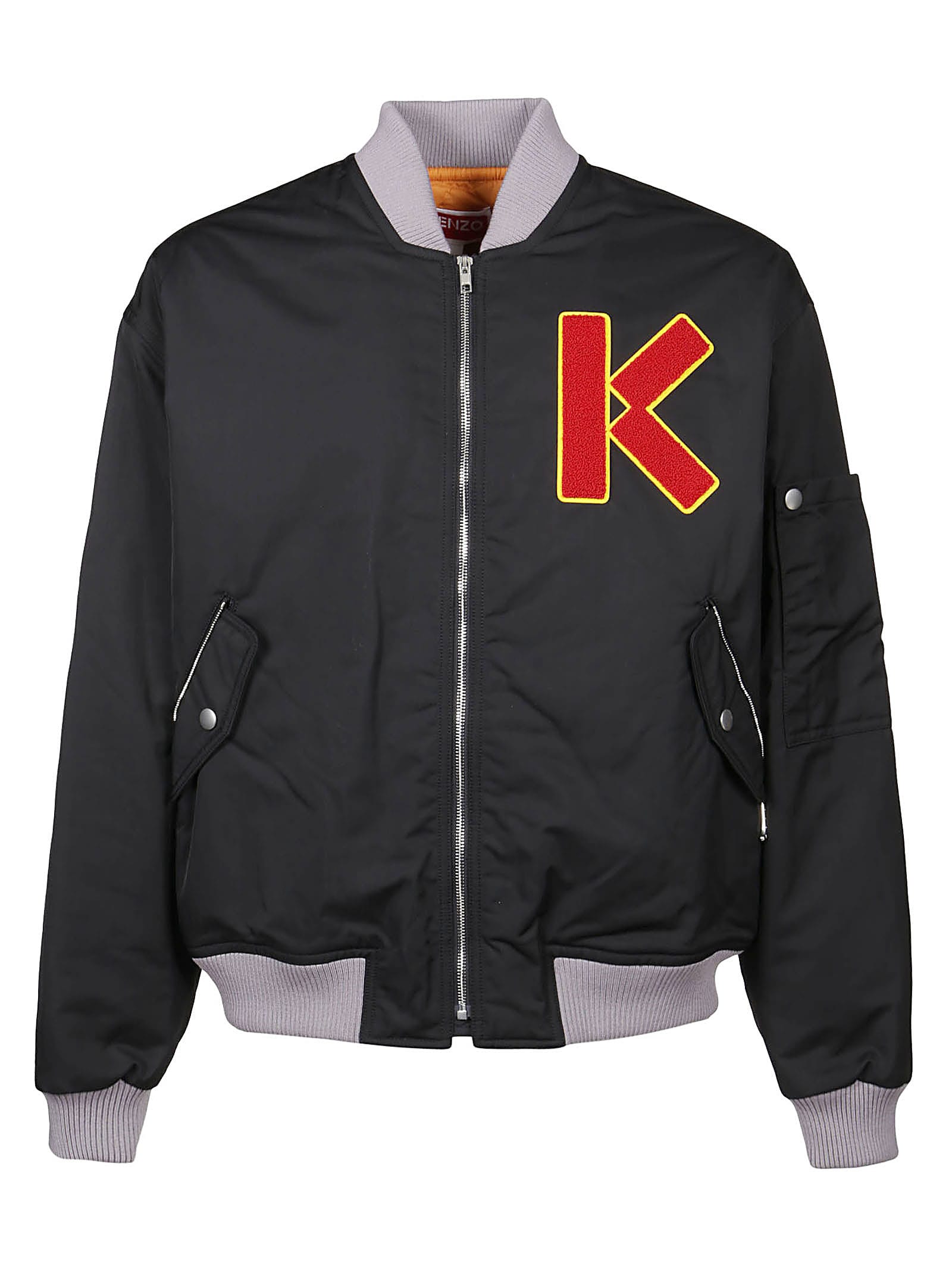 Shop Kenzo Bomber Jacket In J Noir