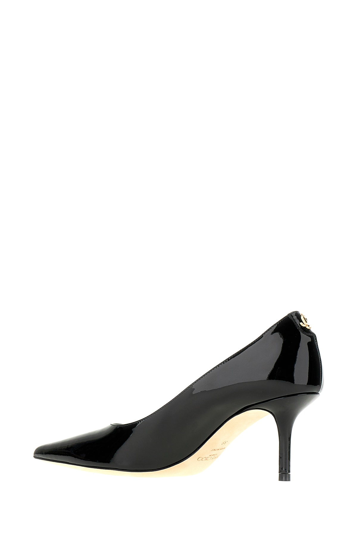 Shop Jimmy Choo Black Leather Love Pumps