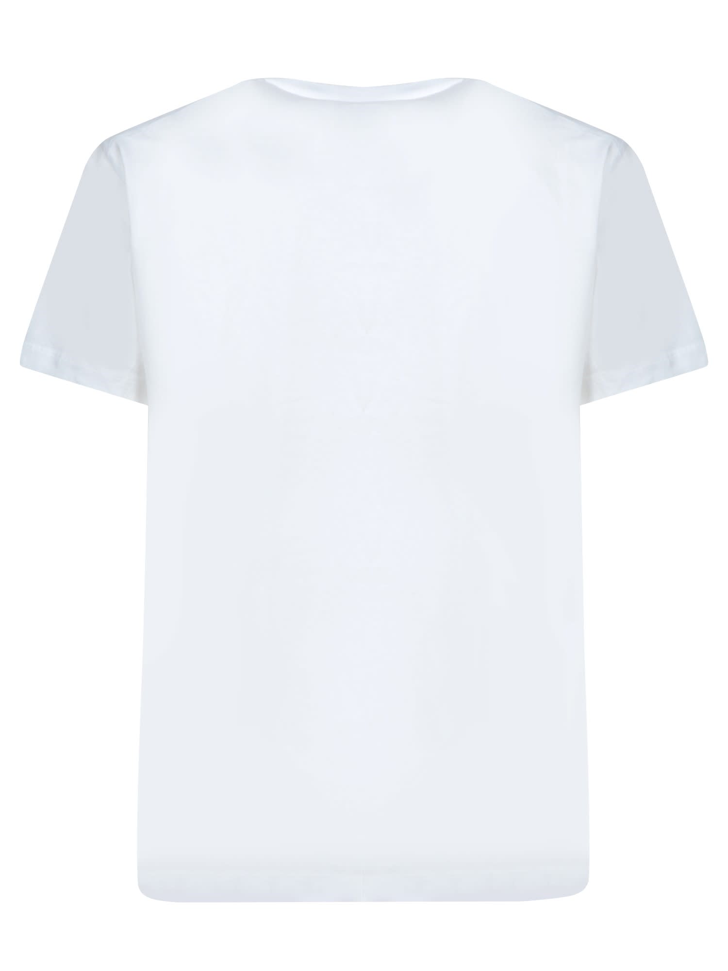 Shop Dsquared2 White Leaf Blood Logo T-shirt