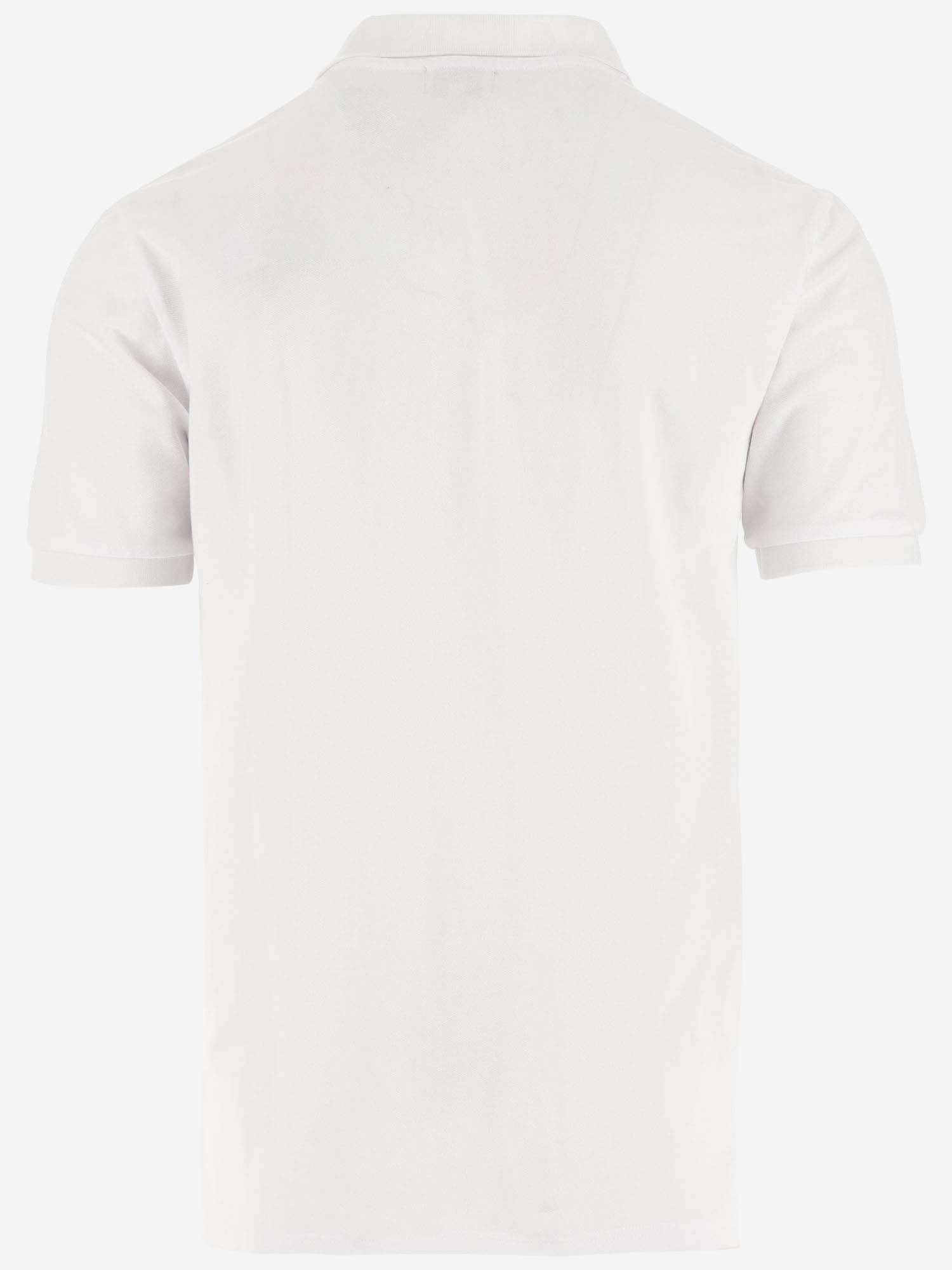 Shop Woolrich Stretch Cotton Polo Shirt In White