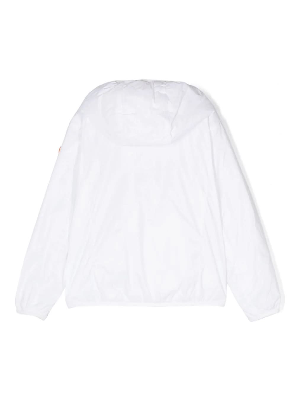 Shop Save The Duck White Shilo Windbreaker Jacket