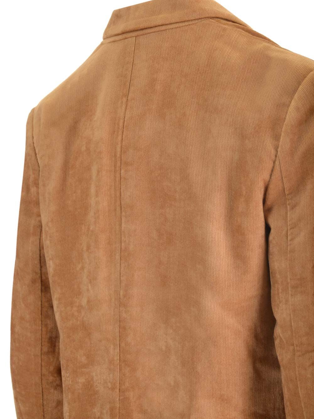 Shop Forte Forte Corduroy Blazer In Brown