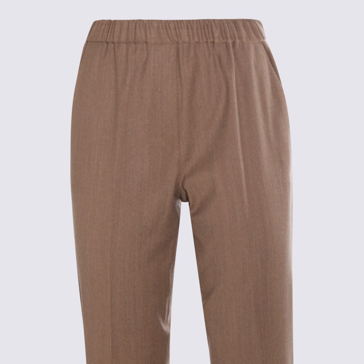 Antonelli Trousers Light And Natural In Brown