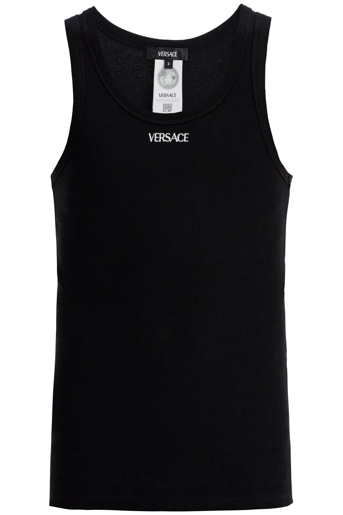 Versace Underwear Tank Top In Black