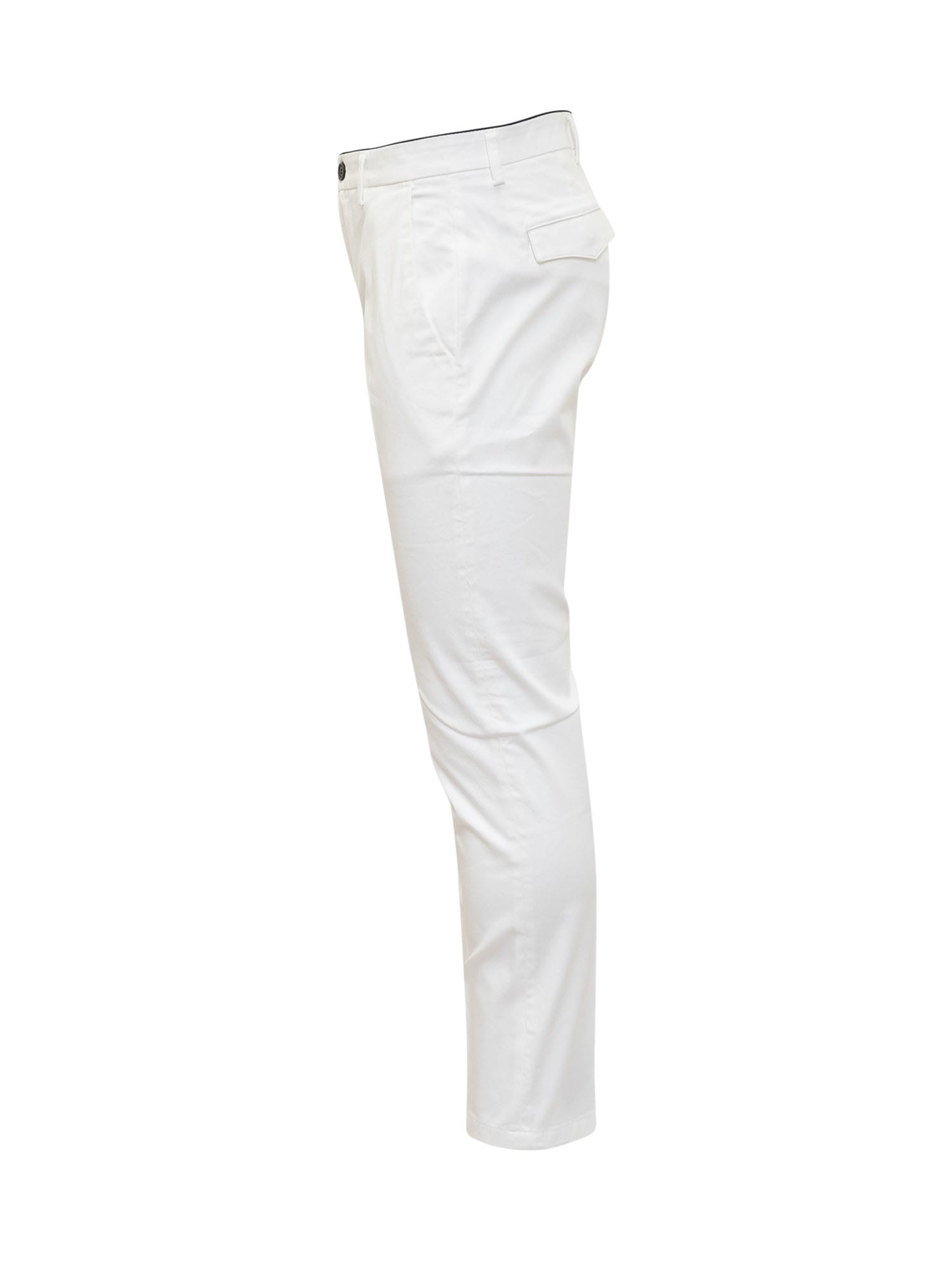 Shop Department Five Prince Chinos Pants In Bianco
