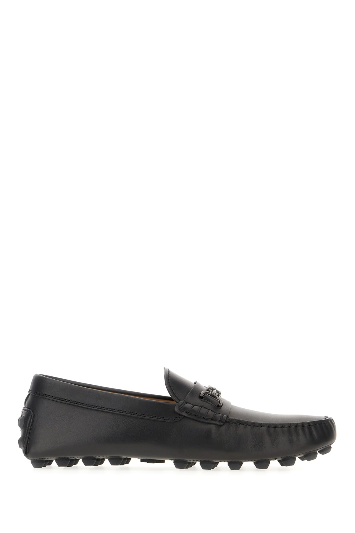 Tod's Black Leather Loafers