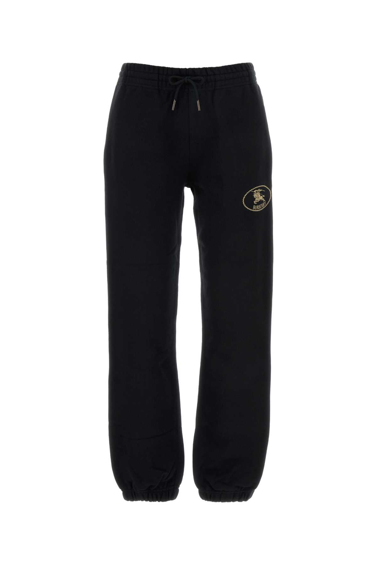 Burberry Cotton Joggers With Back Pocket And Elastic Waistband