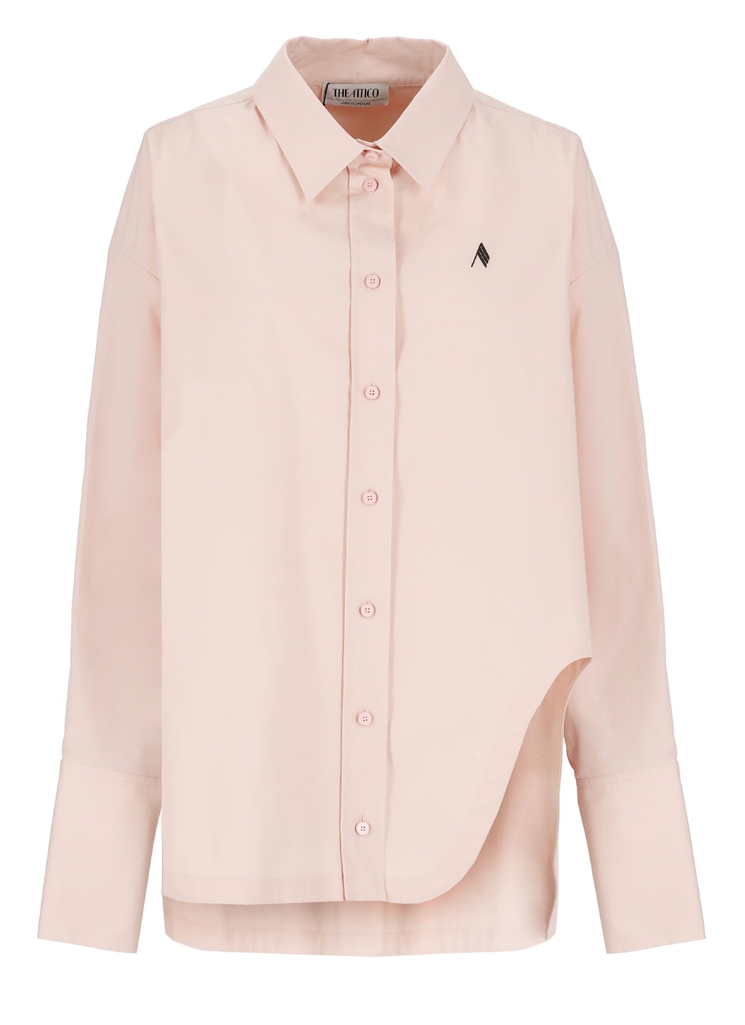 Shop Attico Diana Shirt In Pink