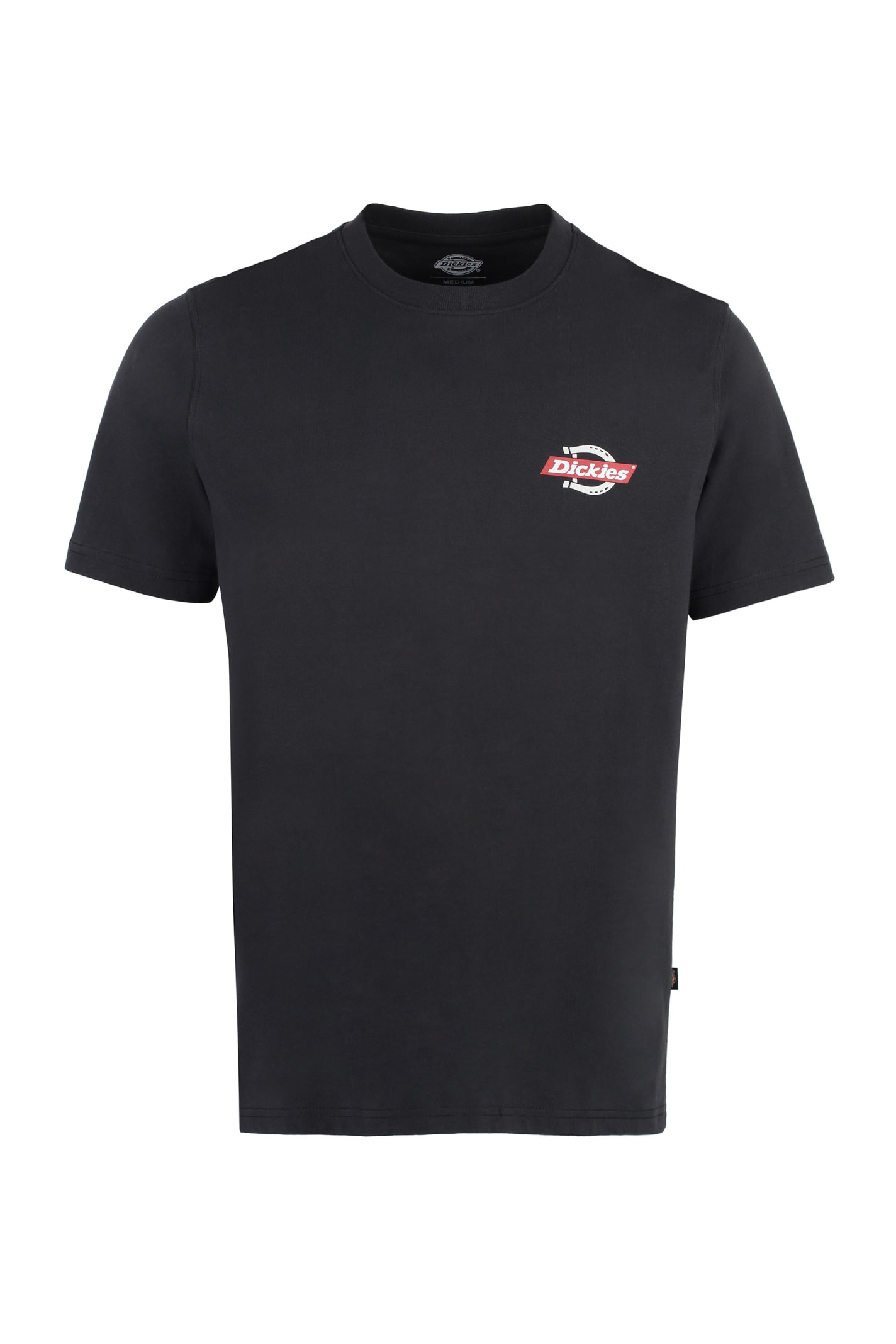Dickies Ruston Tee Logo Cotton T-shirt In Black