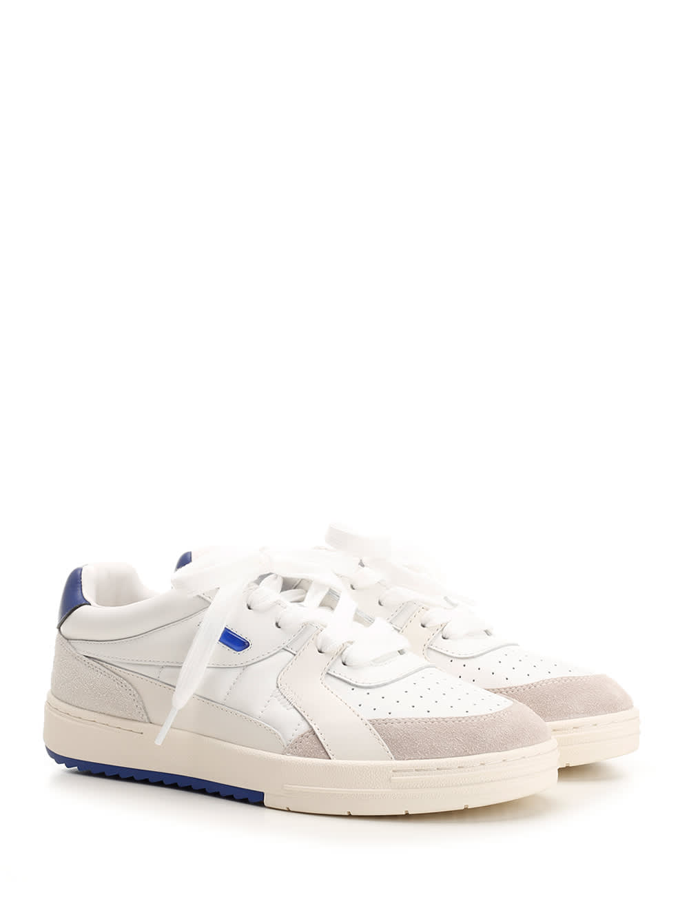 Shop Palm Angels Palm University Low-top Sneakers In Blue
