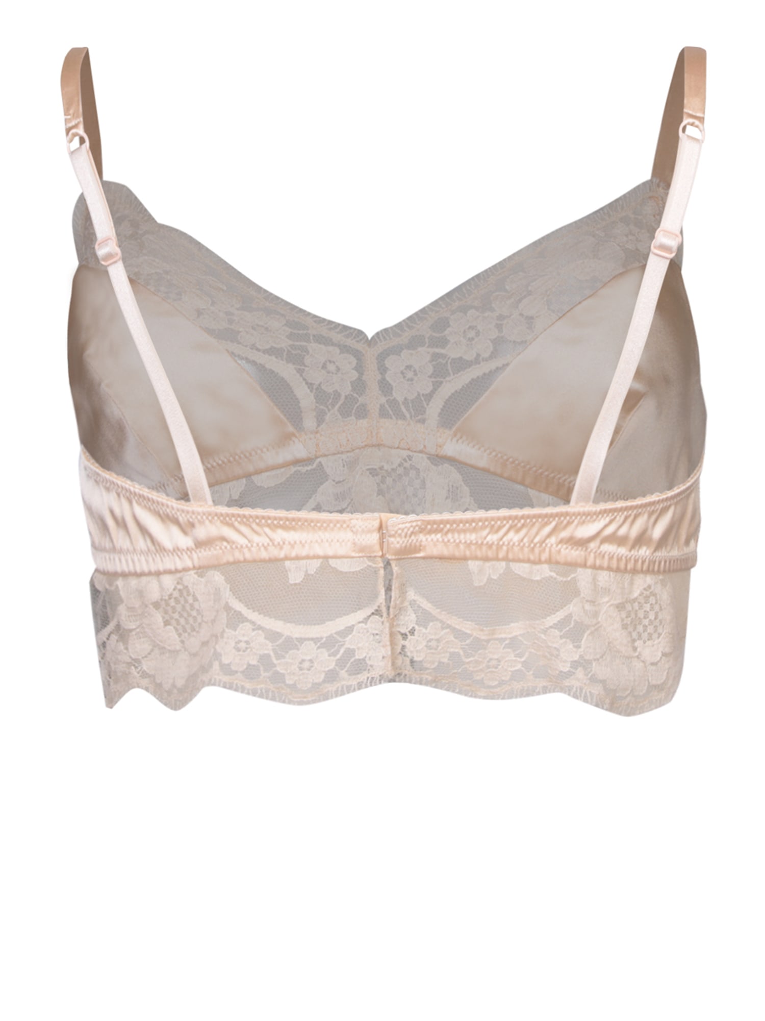 Dolce & Gabbana Triangle Powder Bralette In Pink