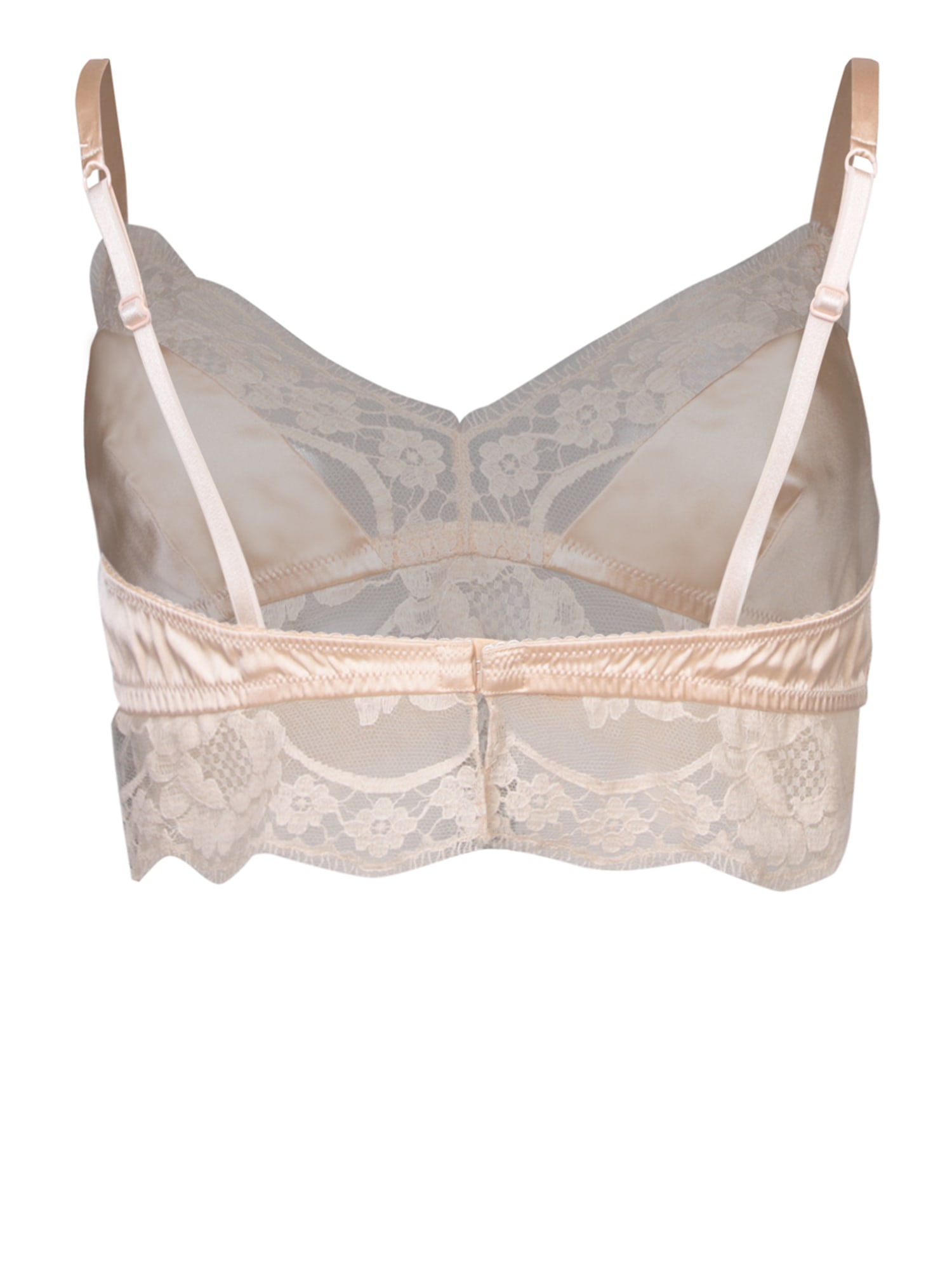 Shop Dolce & Gabbana Triangle Powder Bralette In Pink