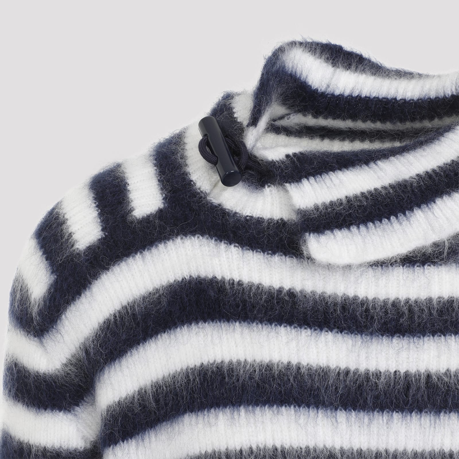 Shop Jacquemus Le Pull Marina Pullover In Multi Navy