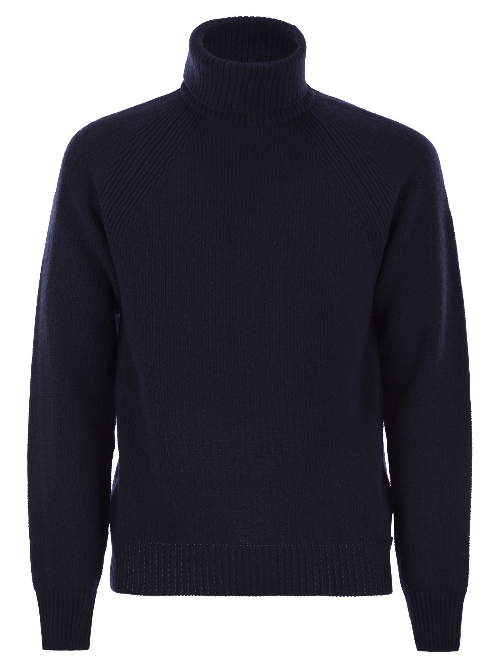 K-way Virgil - Turtleneck Jumper In Navy