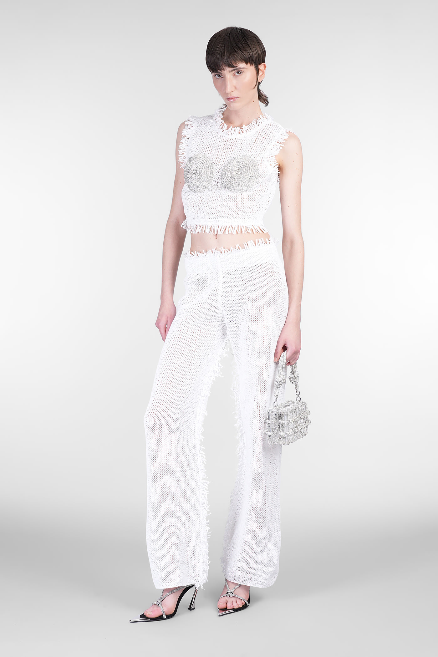 Nué Aruba Dress Woman In White Polyester In White