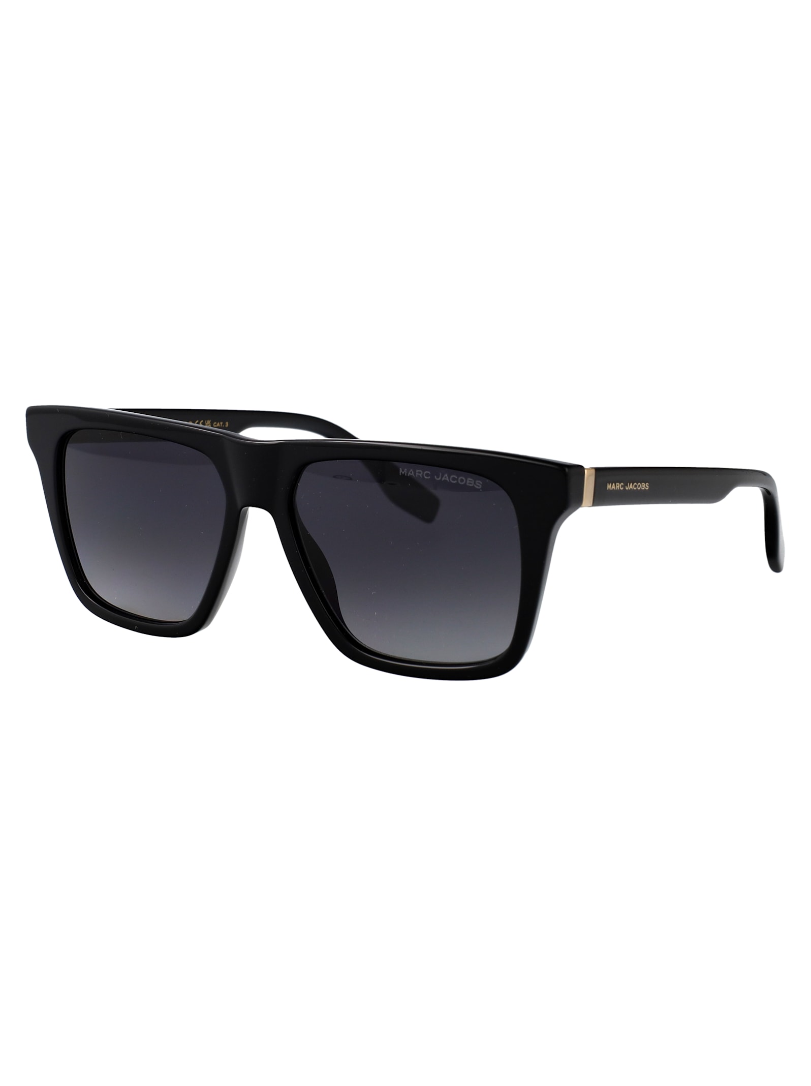 Marc Jacobs Black Acetate Sunglasses In Black