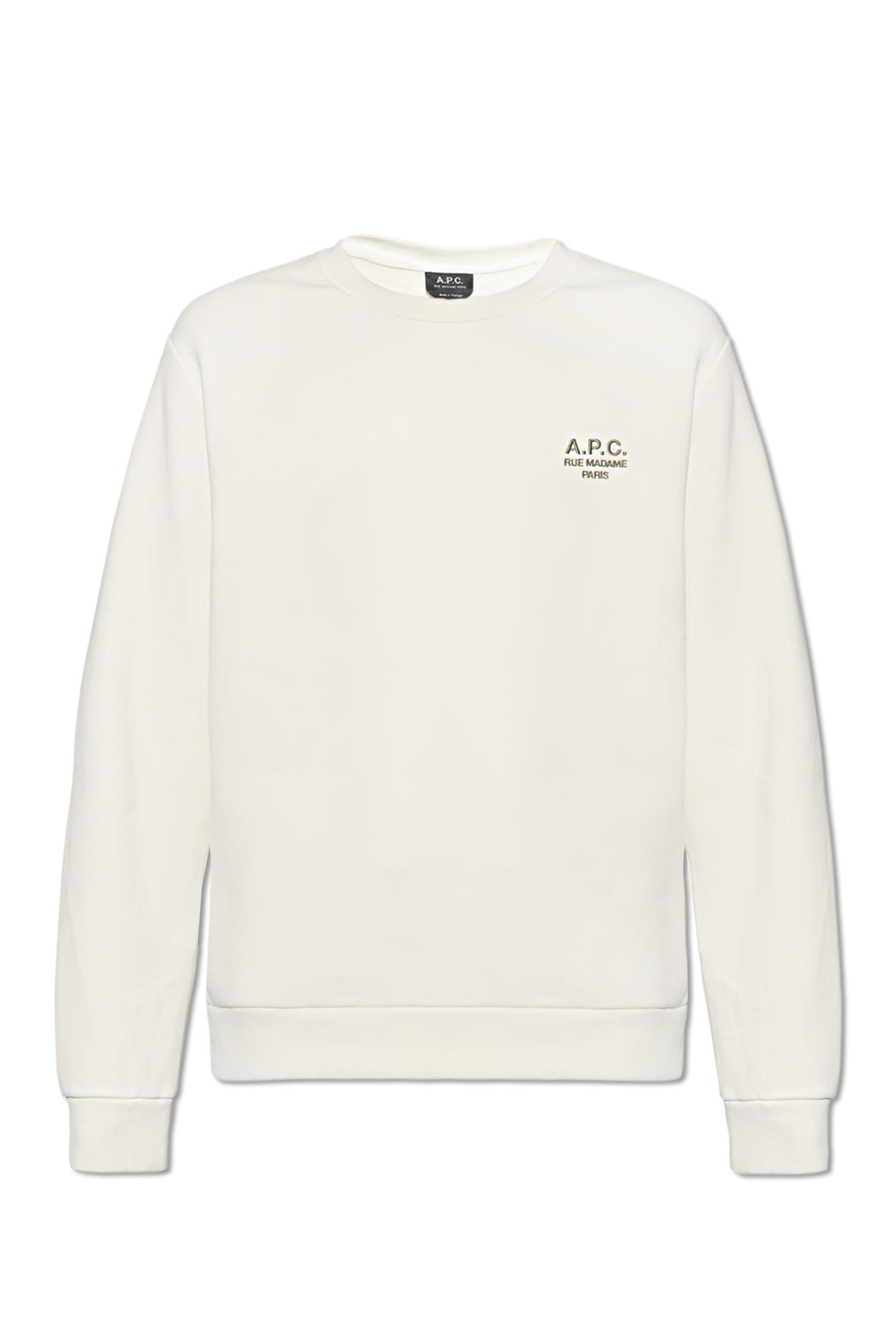 Shop Apc A.p.c. Rider Sweatshirt In White