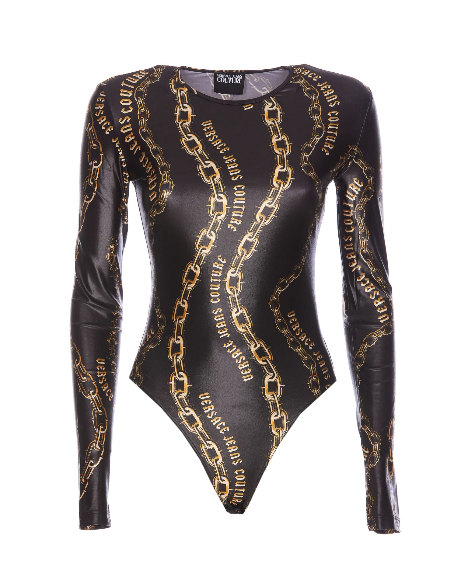 Shop Versace Jeans Couture Chromo Couture Body In Multicolour